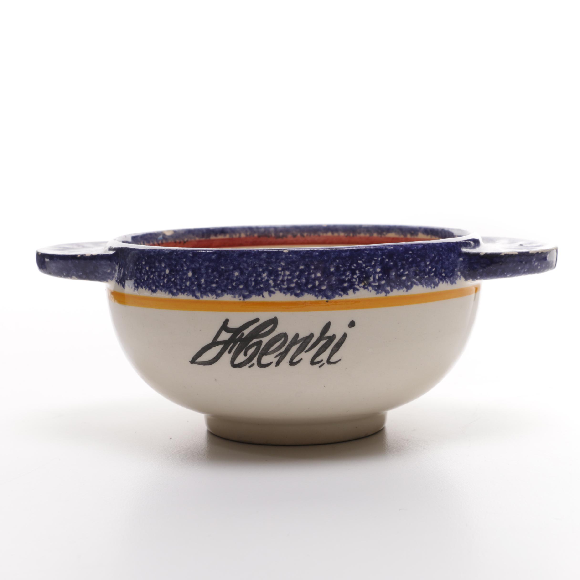 Quimper French Faience Pottery Pieces