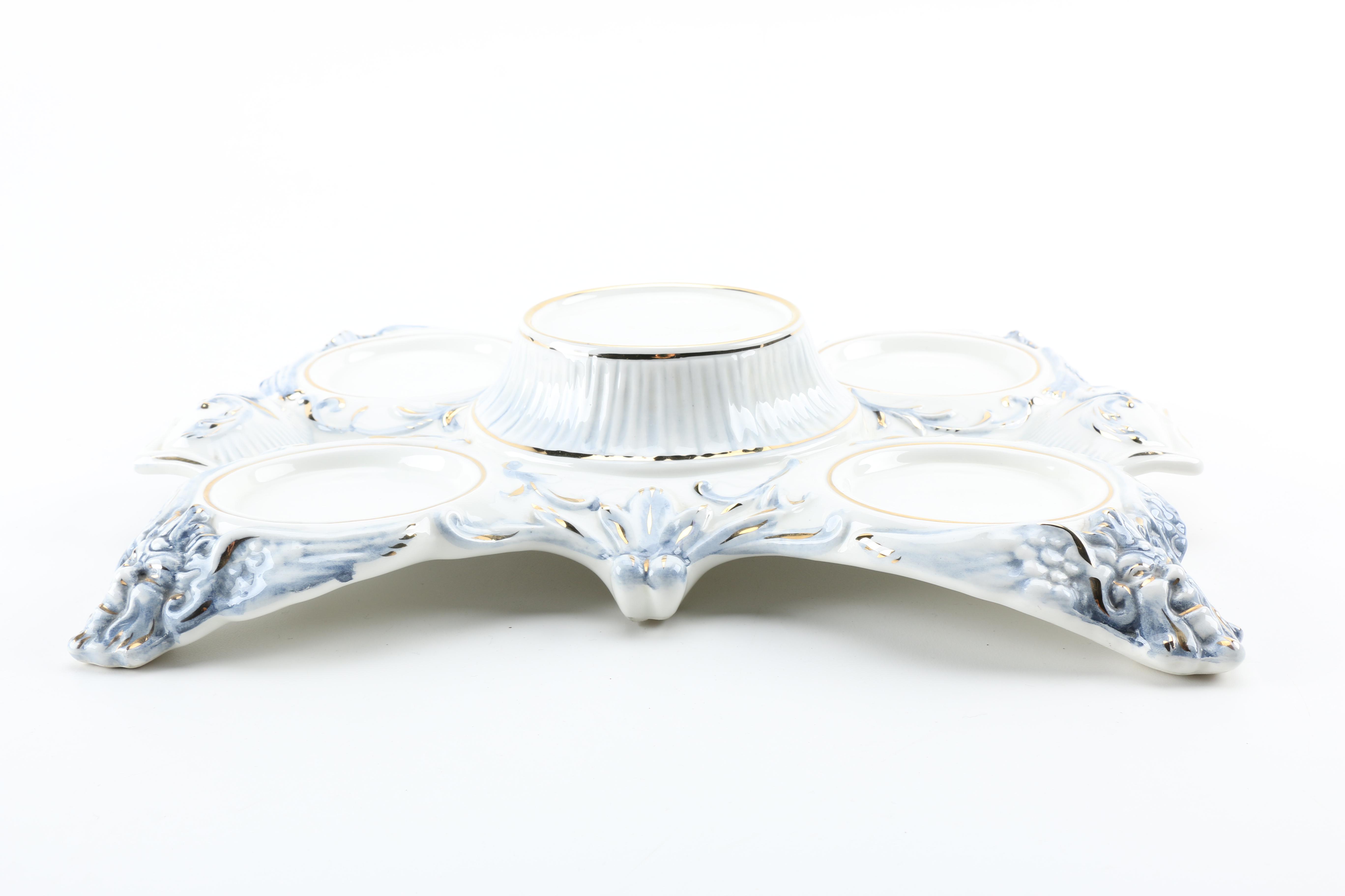 Capodimonte Style Ceramic Espresso Service