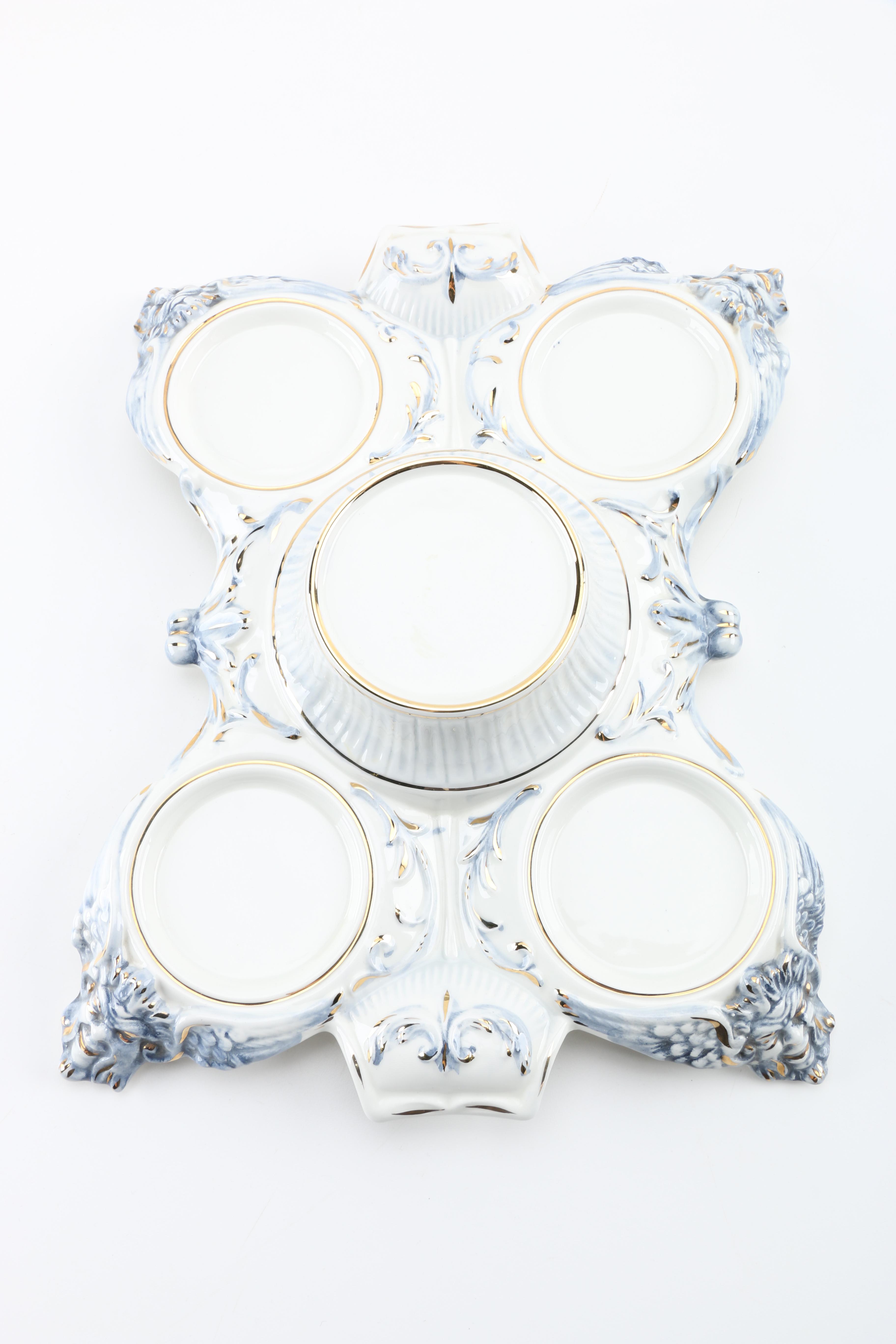 Capodimonte Style Ceramic Espresso Service