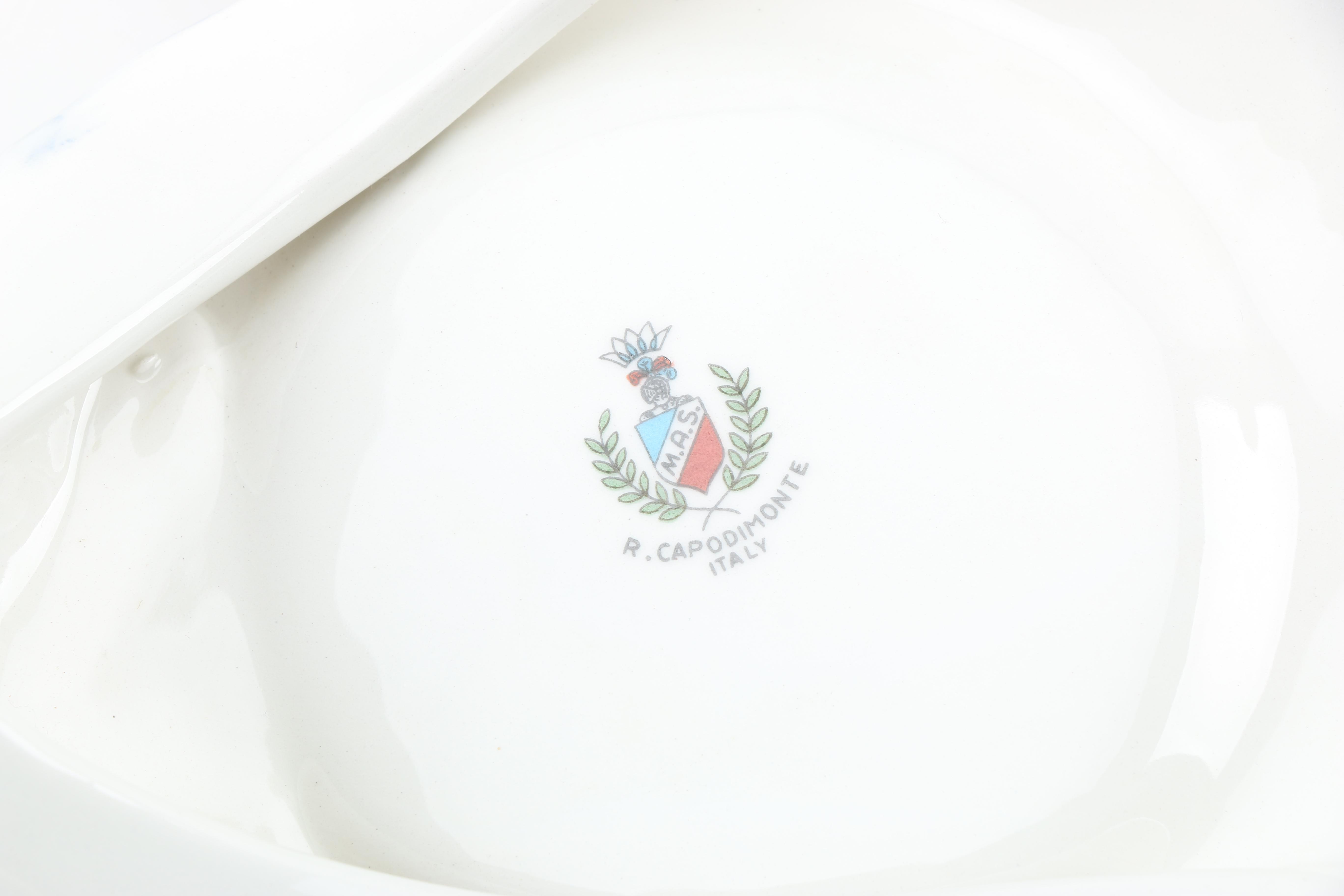 Capodimonte Style Ceramic Espresso Service