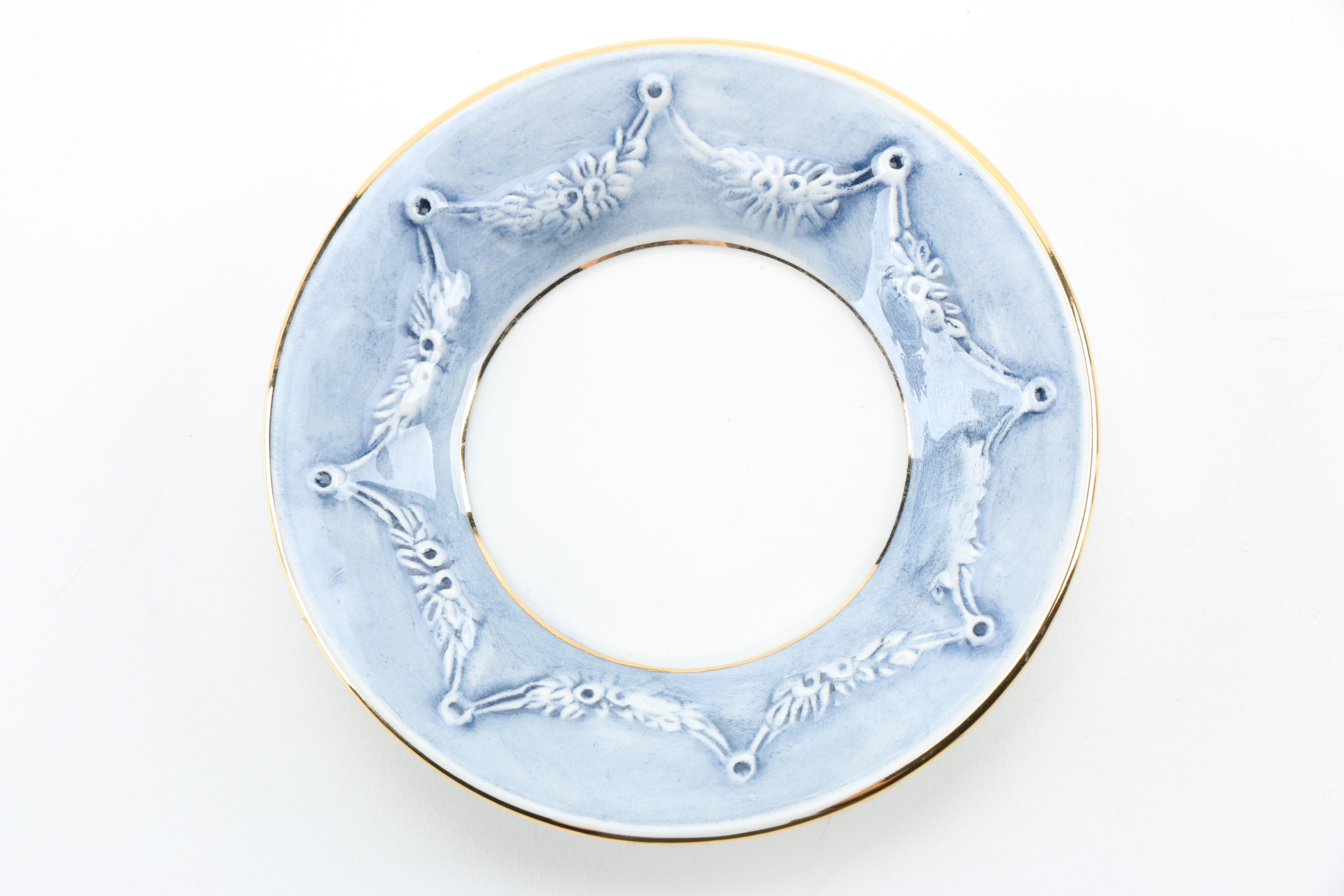 Capodimonte Style Ceramic Espresso Service