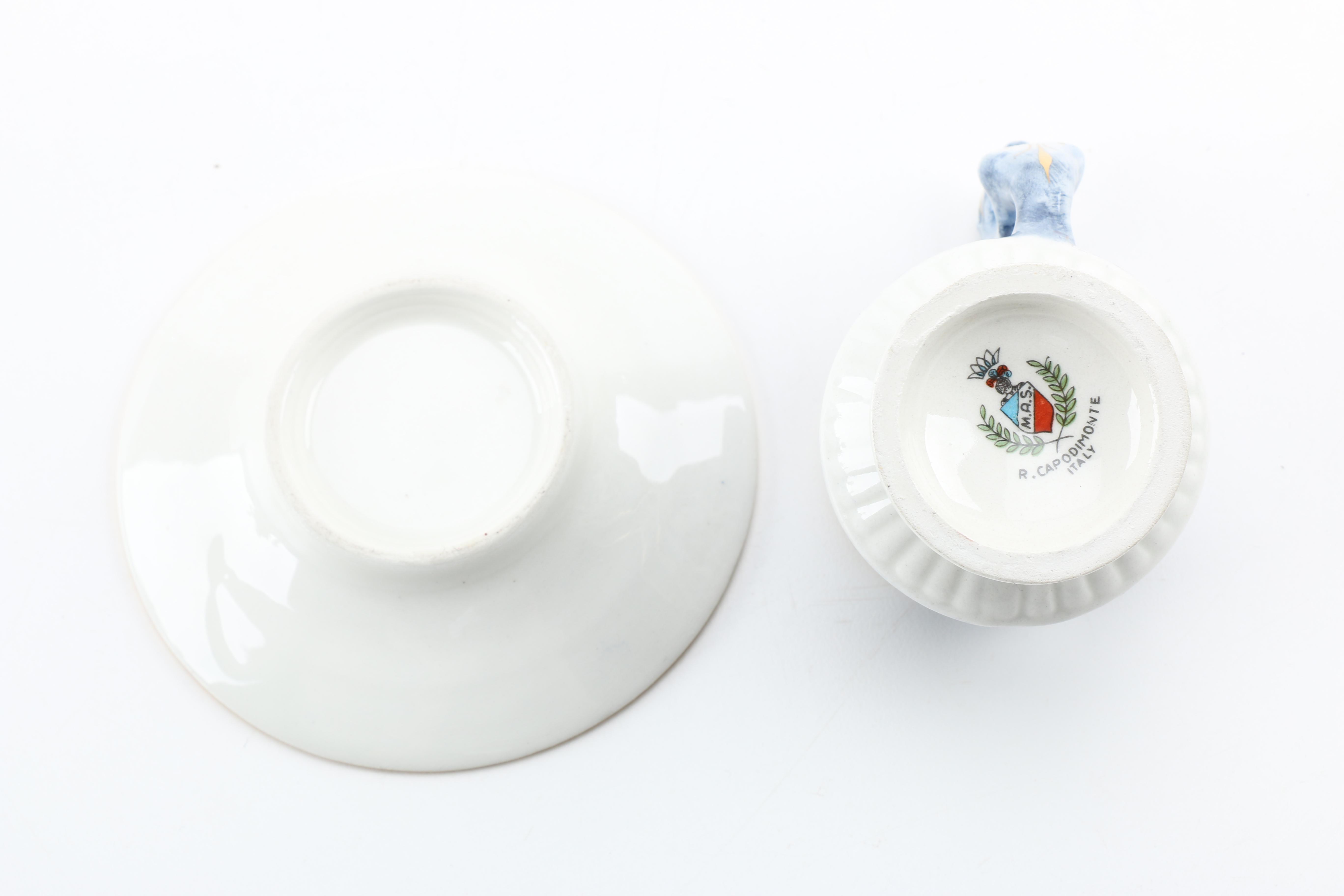 Capodimonte Style Ceramic Espresso Service