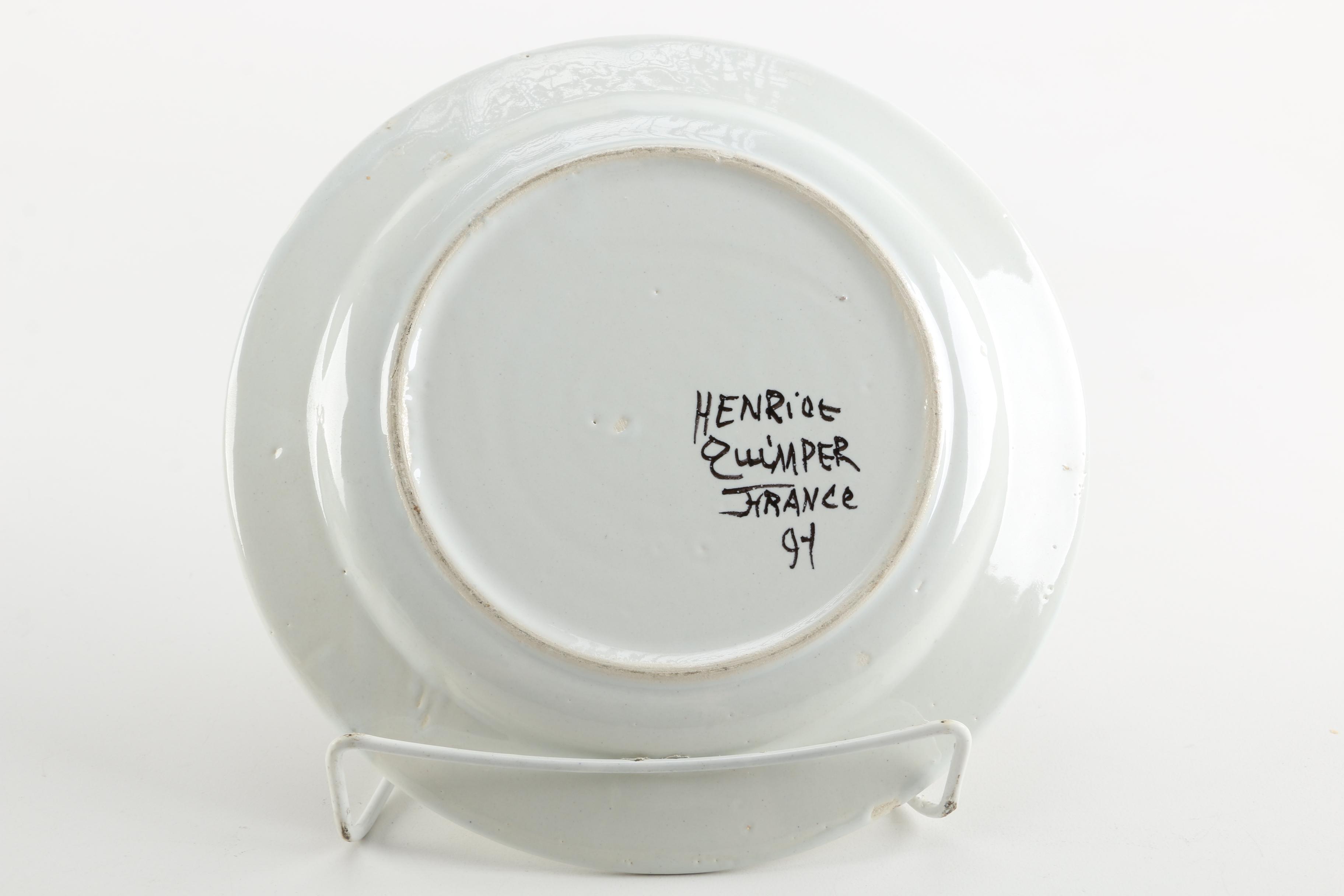 Henriot Quimper Faience Pieces