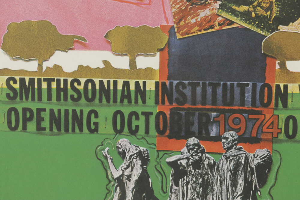 Offset Lithograph Poster for the Hirshhorn Museum and Sculpture Garden