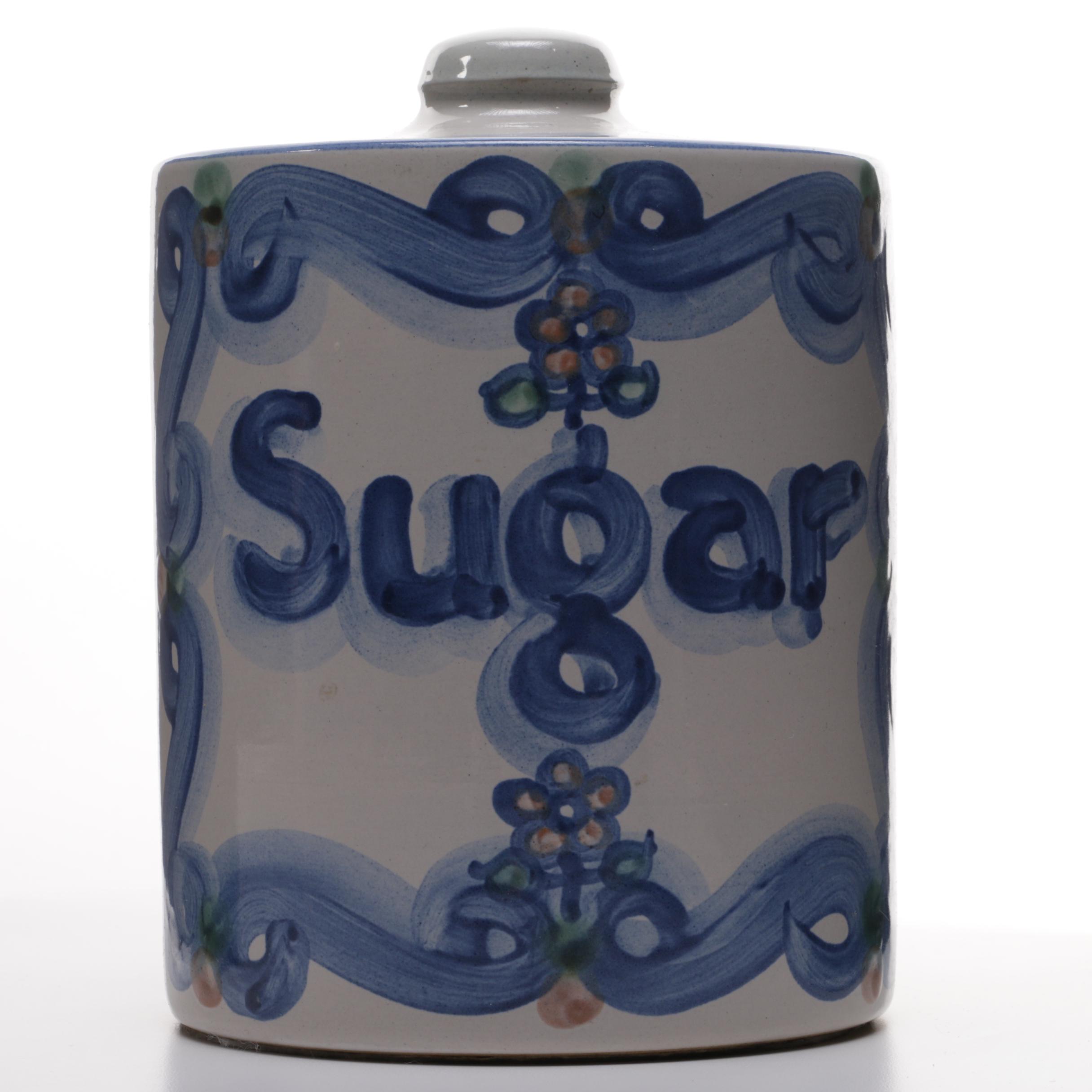 M.A. Hadley Pottery Ceramic Jar Set