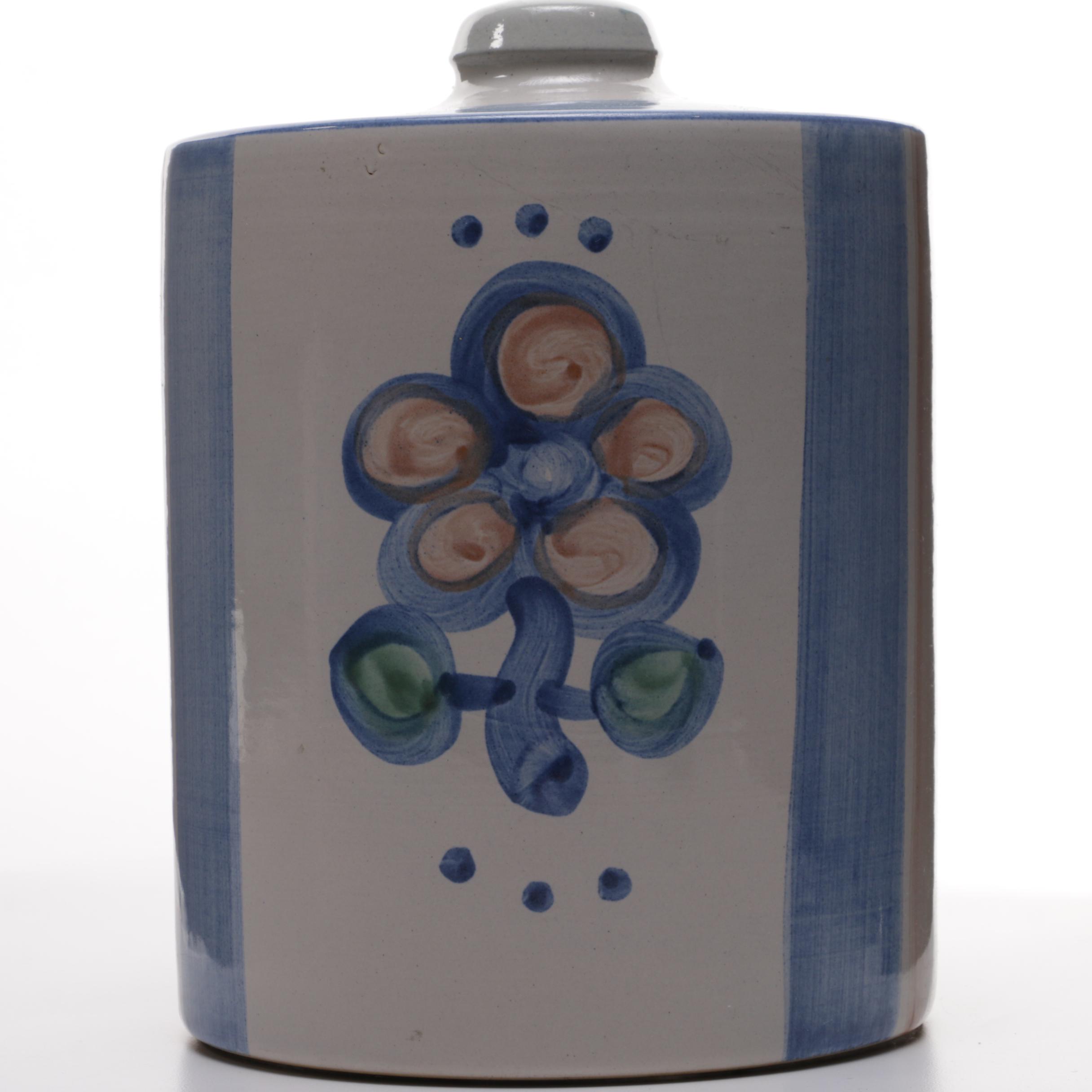 M.A. Hadley Pottery Ceramic Jar Set