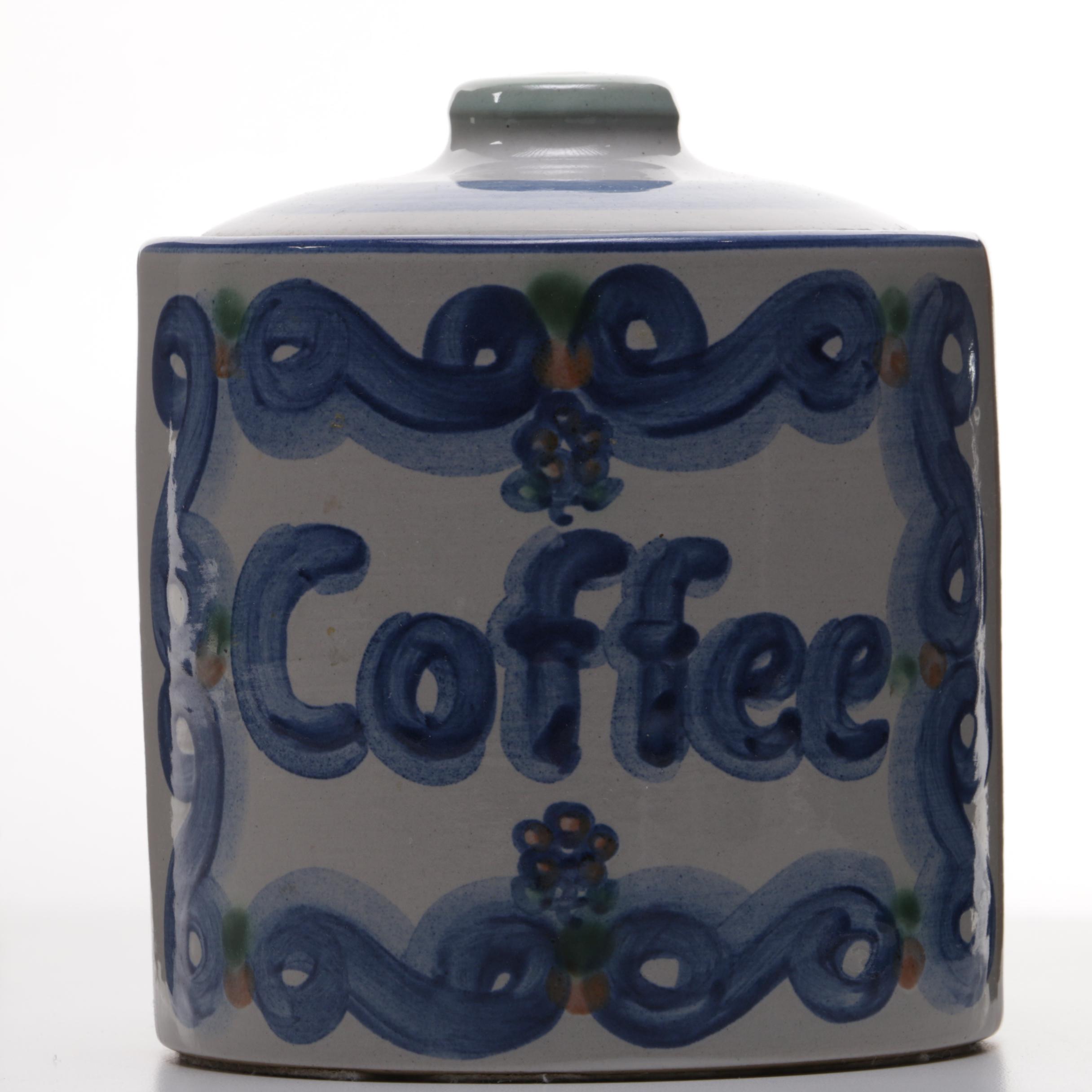 M.A. Hadley Pottery Ceramic Jar Set