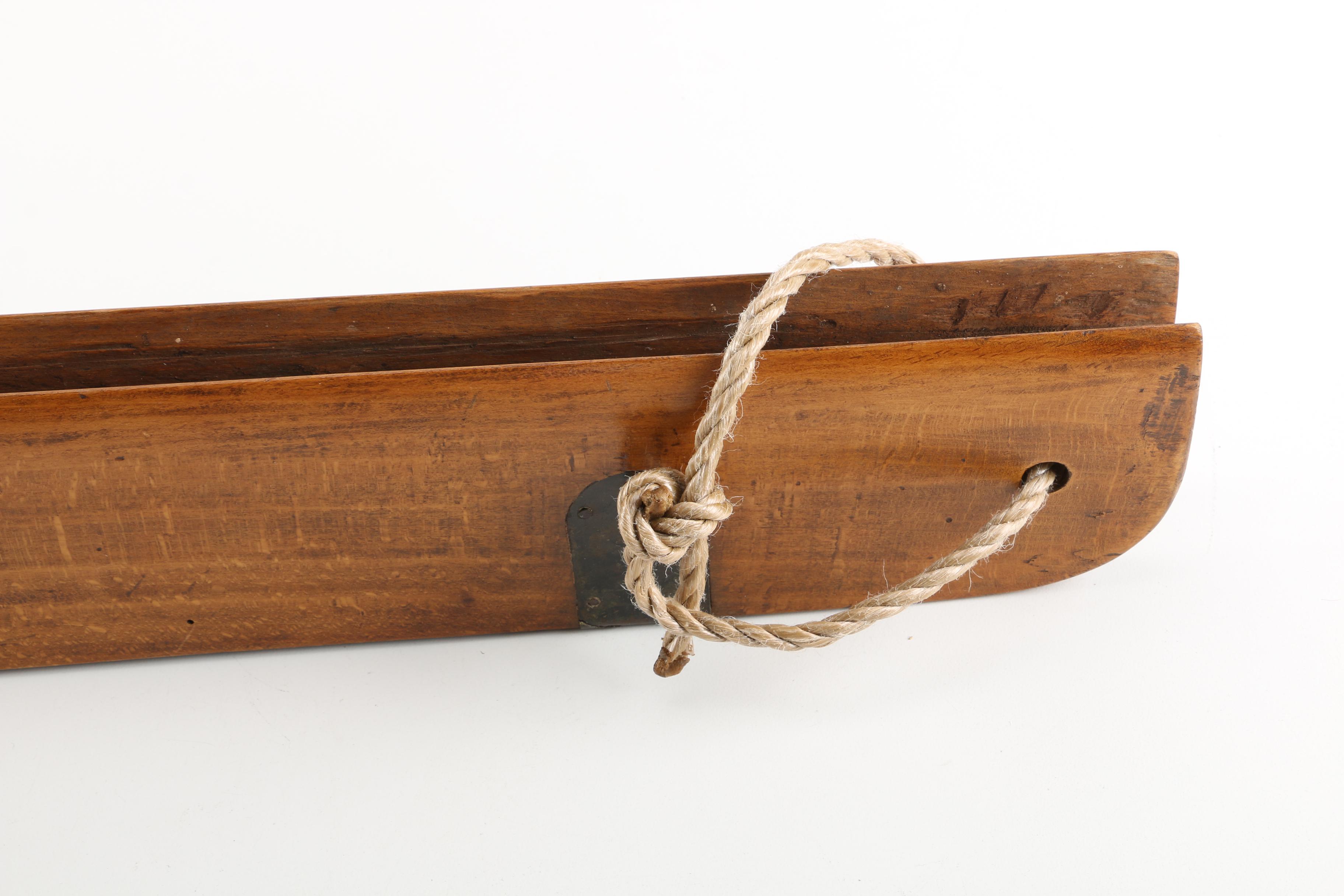 Carved Wooden Flax Breaker