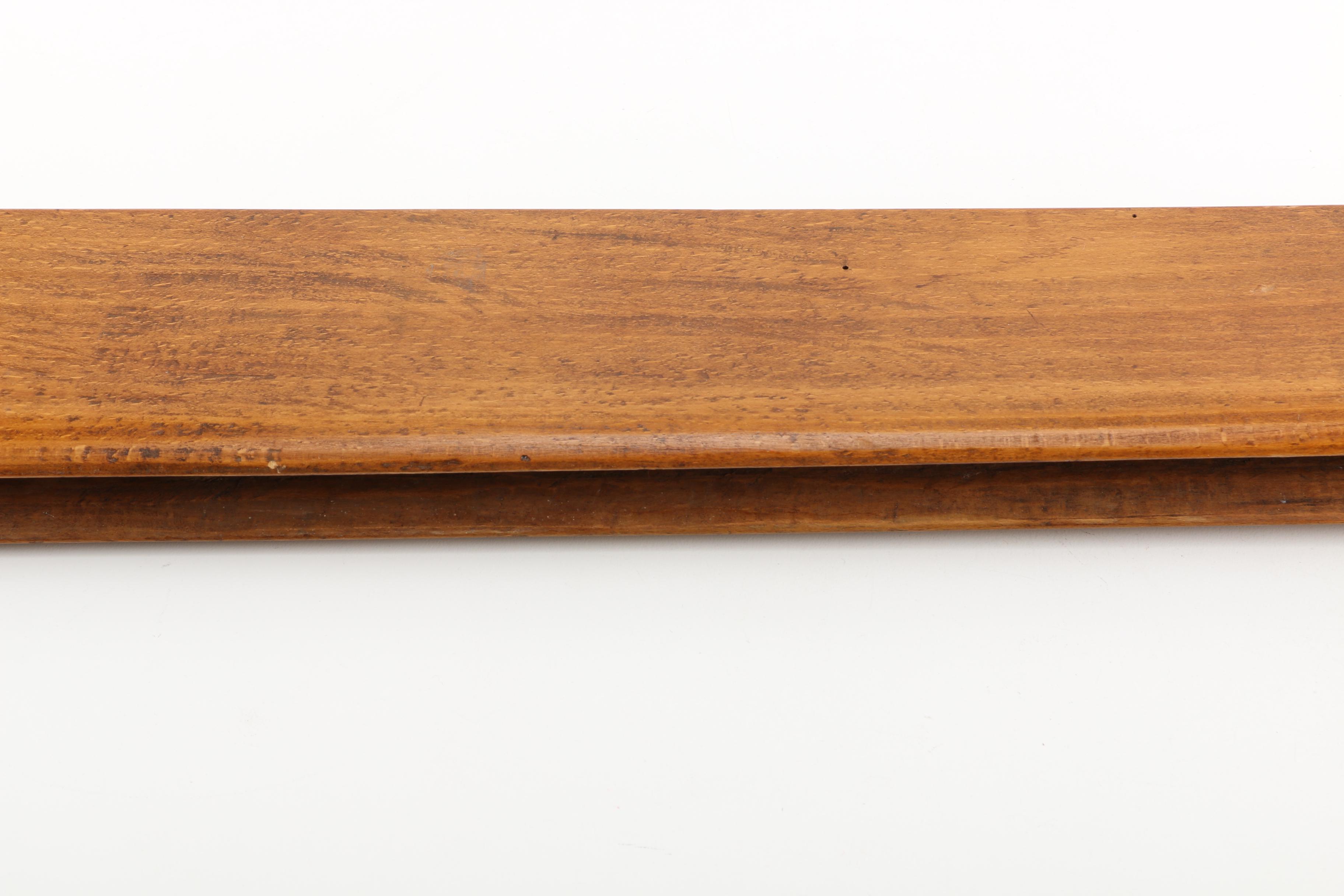 Carved Wooden Flax Breaker