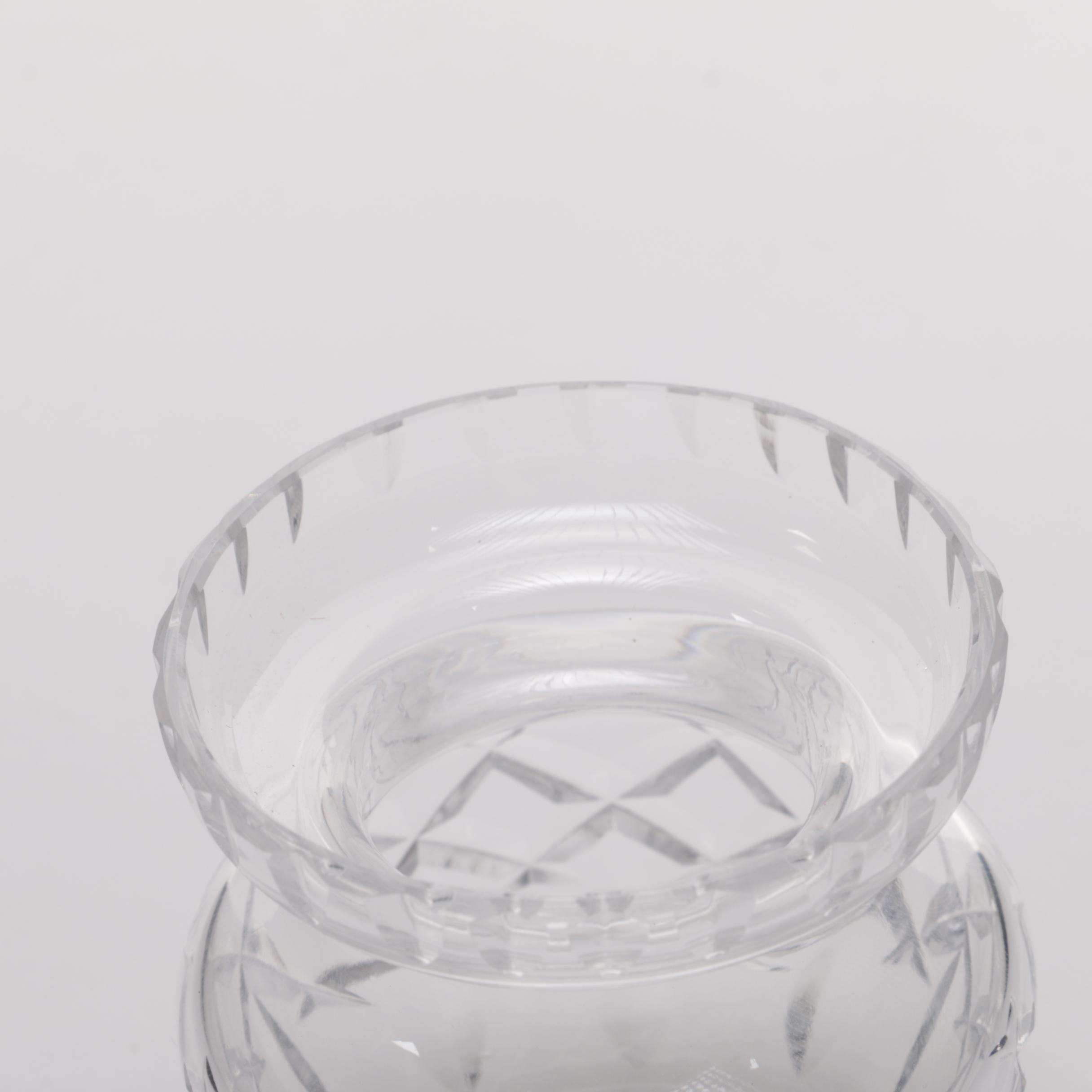 Waterford Crystal Bud Vase and Condiment Jar