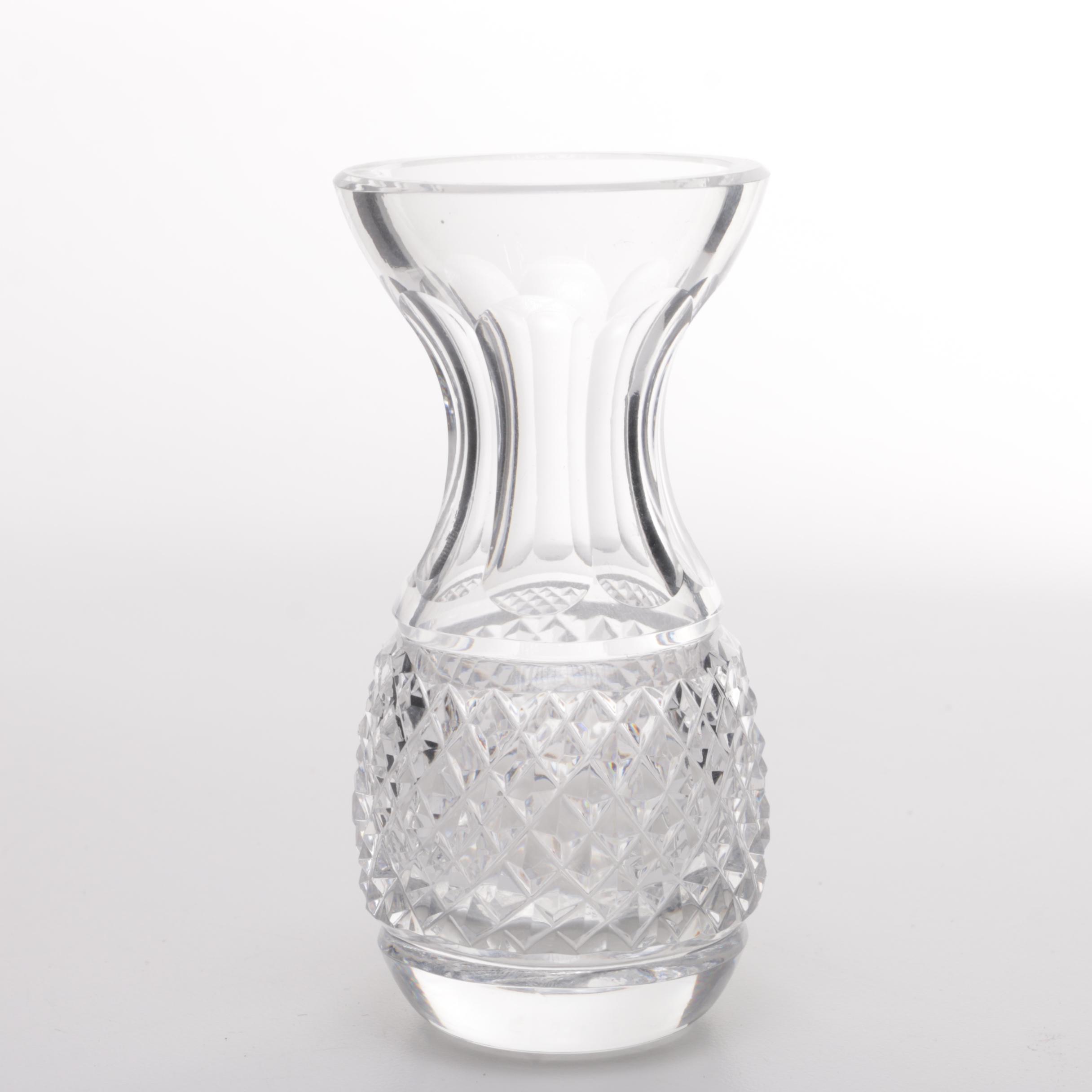 Waterford Crystal Bud Vase and Condiment Jar