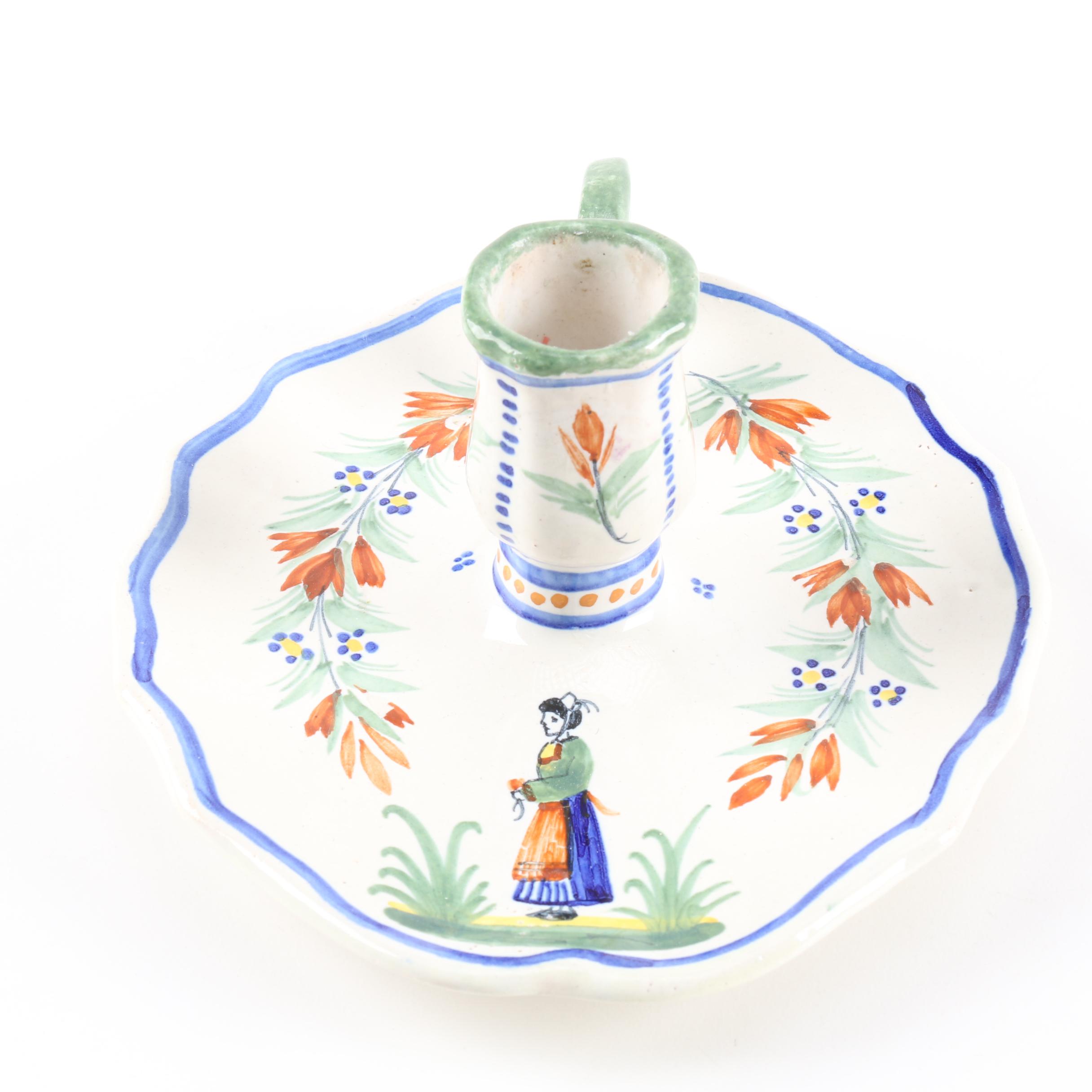 Henriot Quimper Faience Tableware