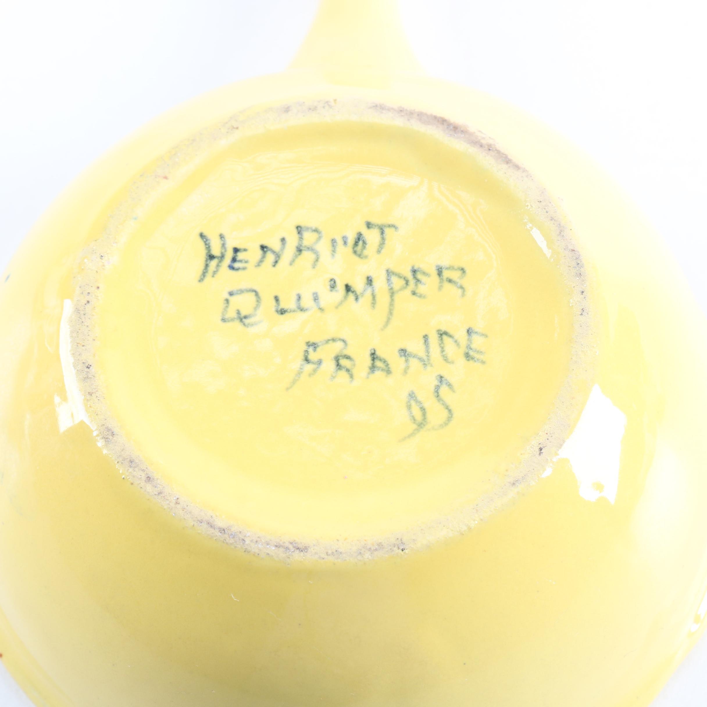 Henriot Quimper Faience Tableware