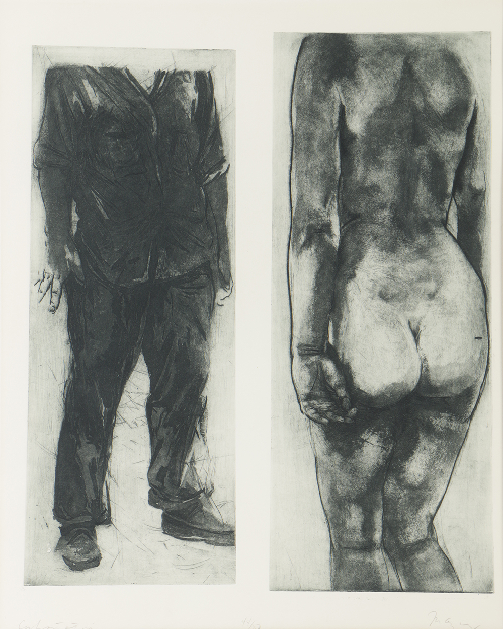 Michael Mazur Limited Edition Etching on Paper "Confirmation"