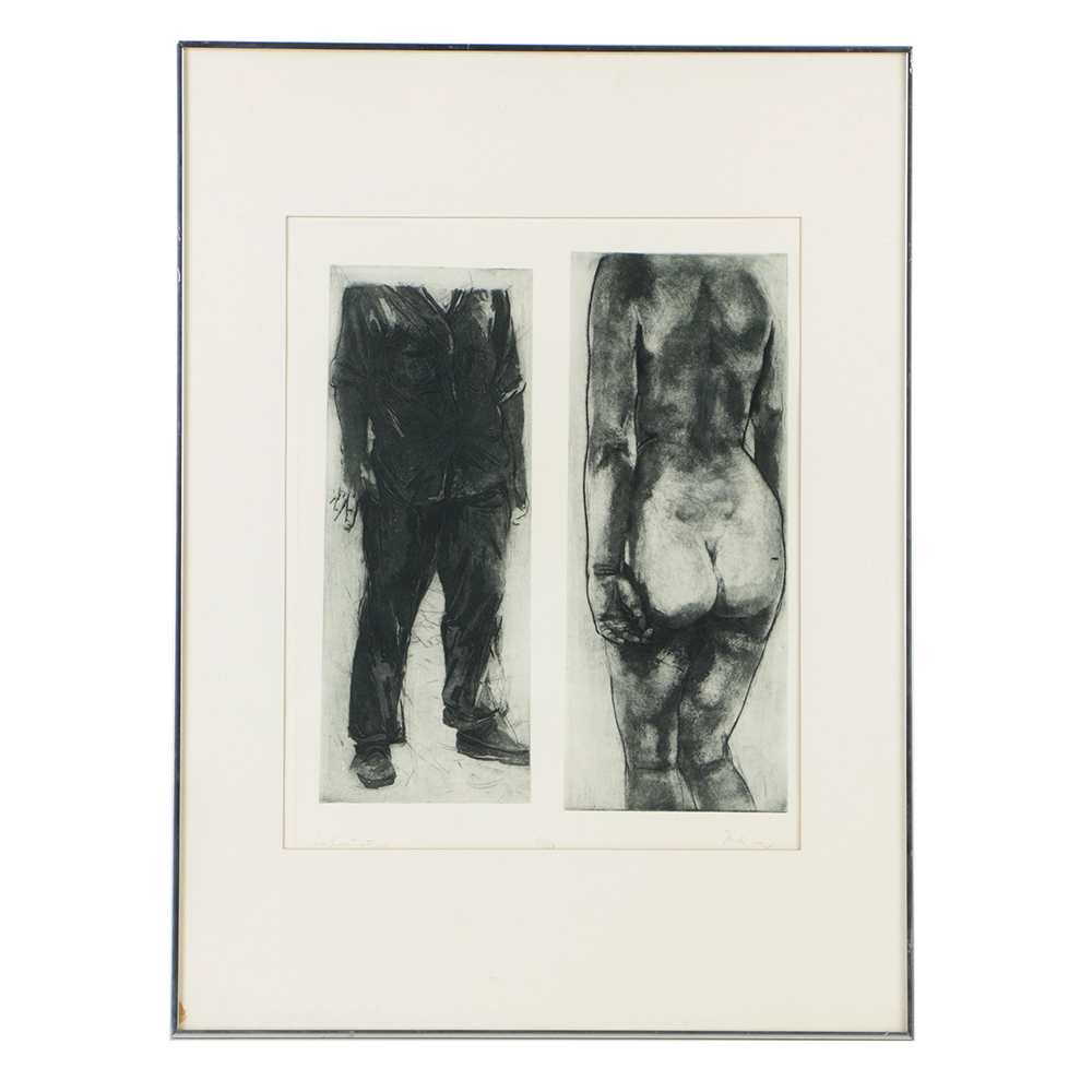 Michael Mazur Limited Edition Etching on Paper "Confirmation"