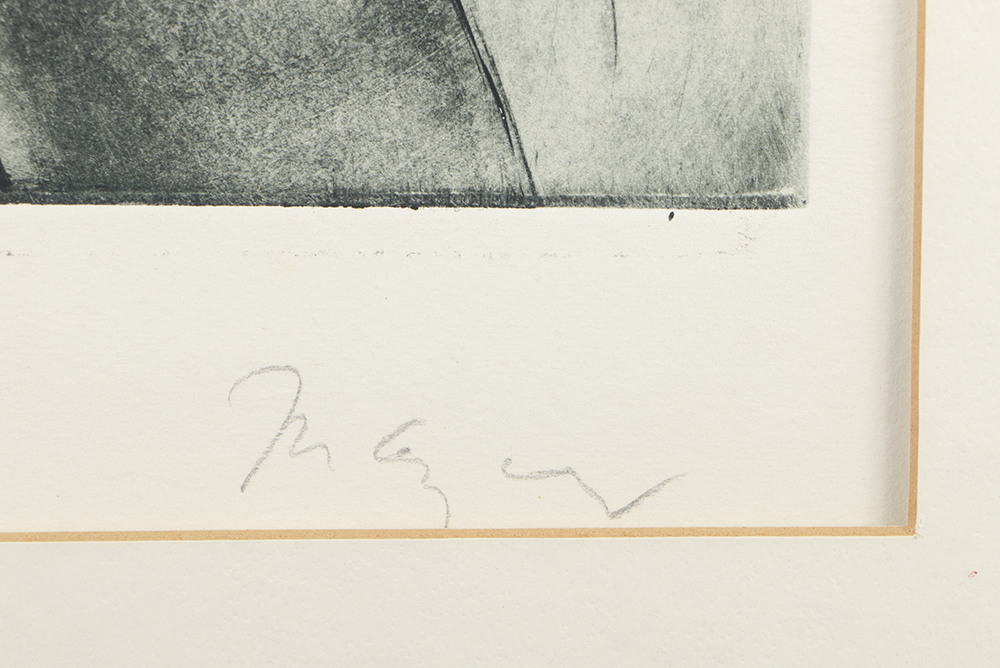 Michael Mazur Limited Edition Etching on Paper "Confirmation"