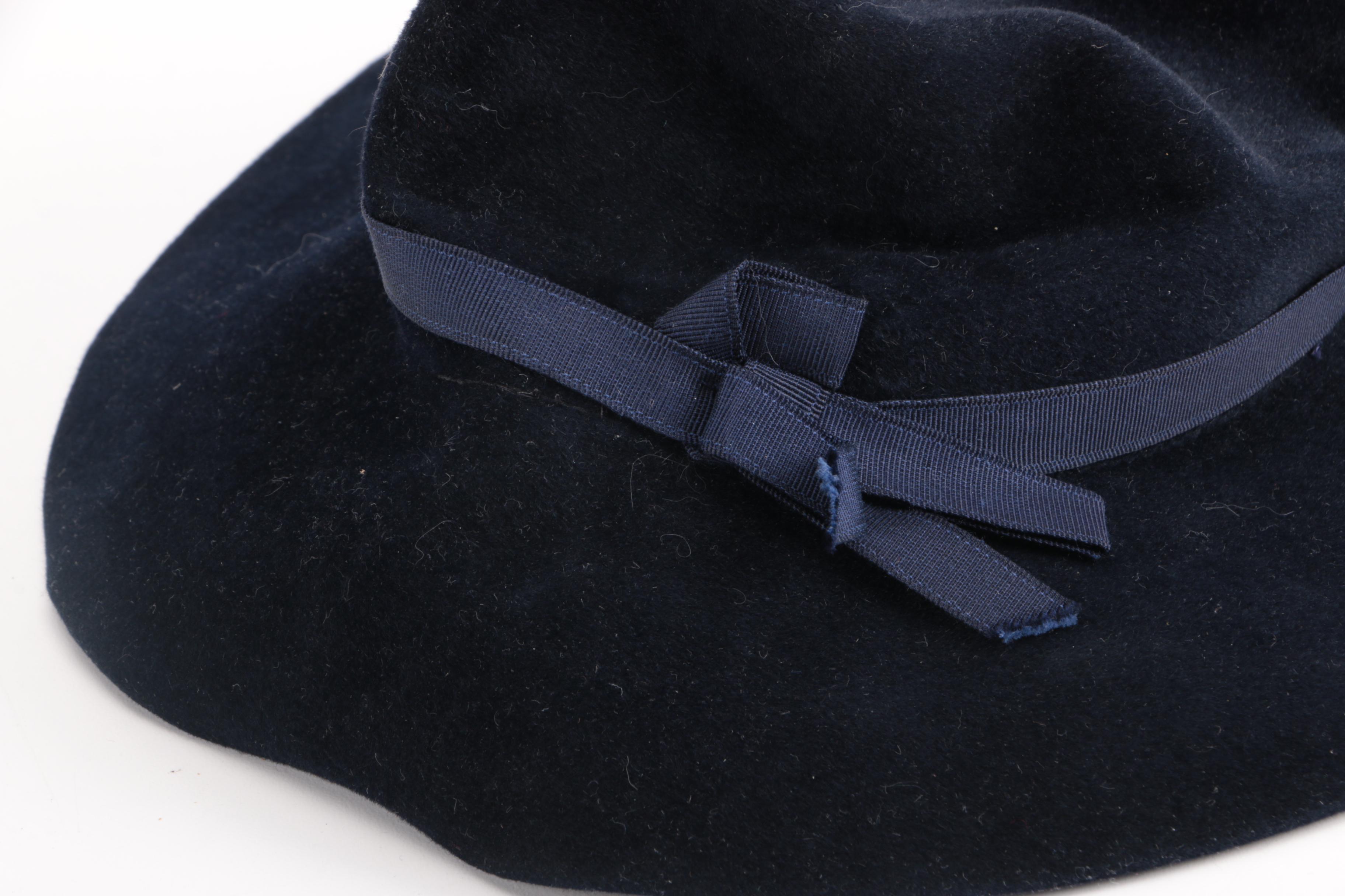 Vintage Hats, Handkerchiefs, and Hat Case