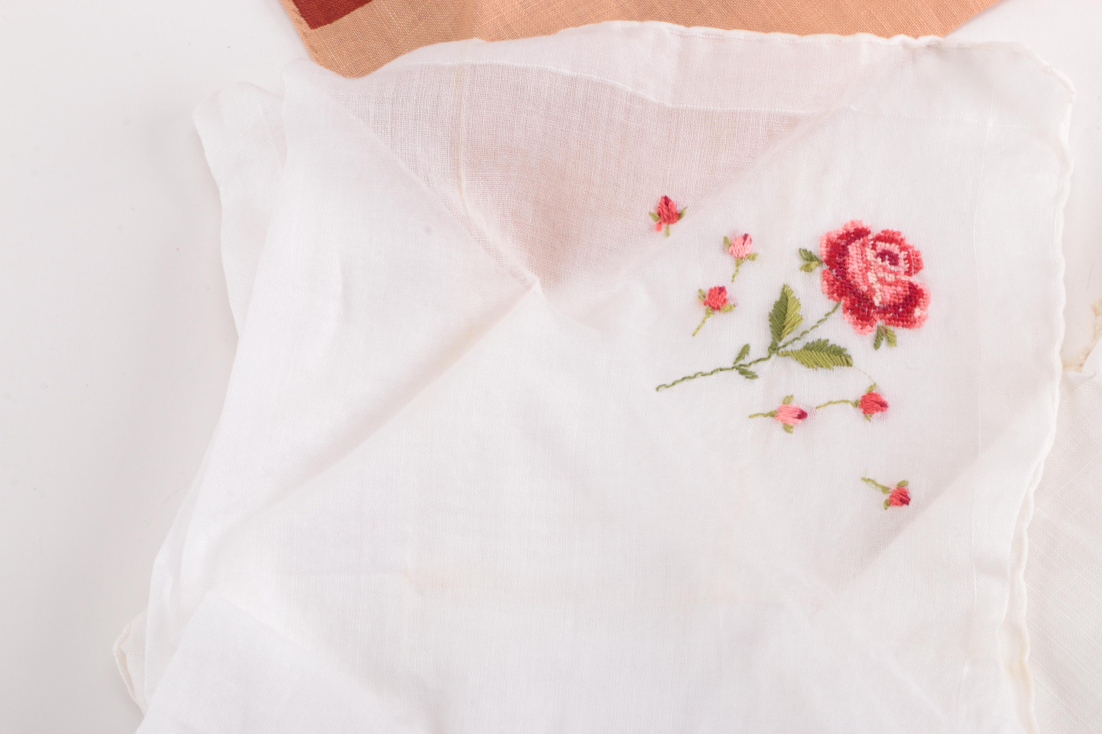 Vintage Hats, Handkerchiefs, and Hat Case