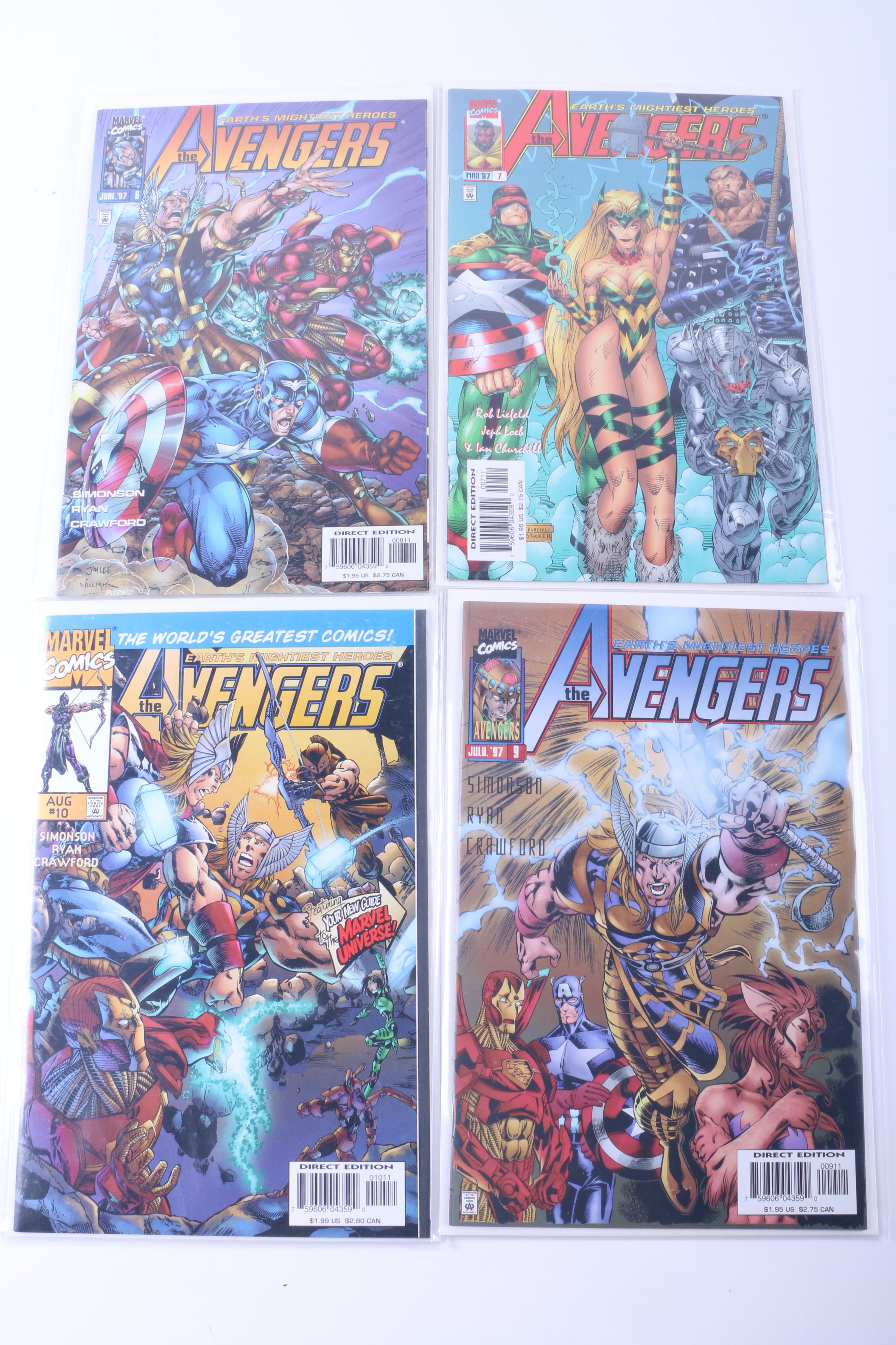 "The Avengers" 1996 Marvel Comic Books
