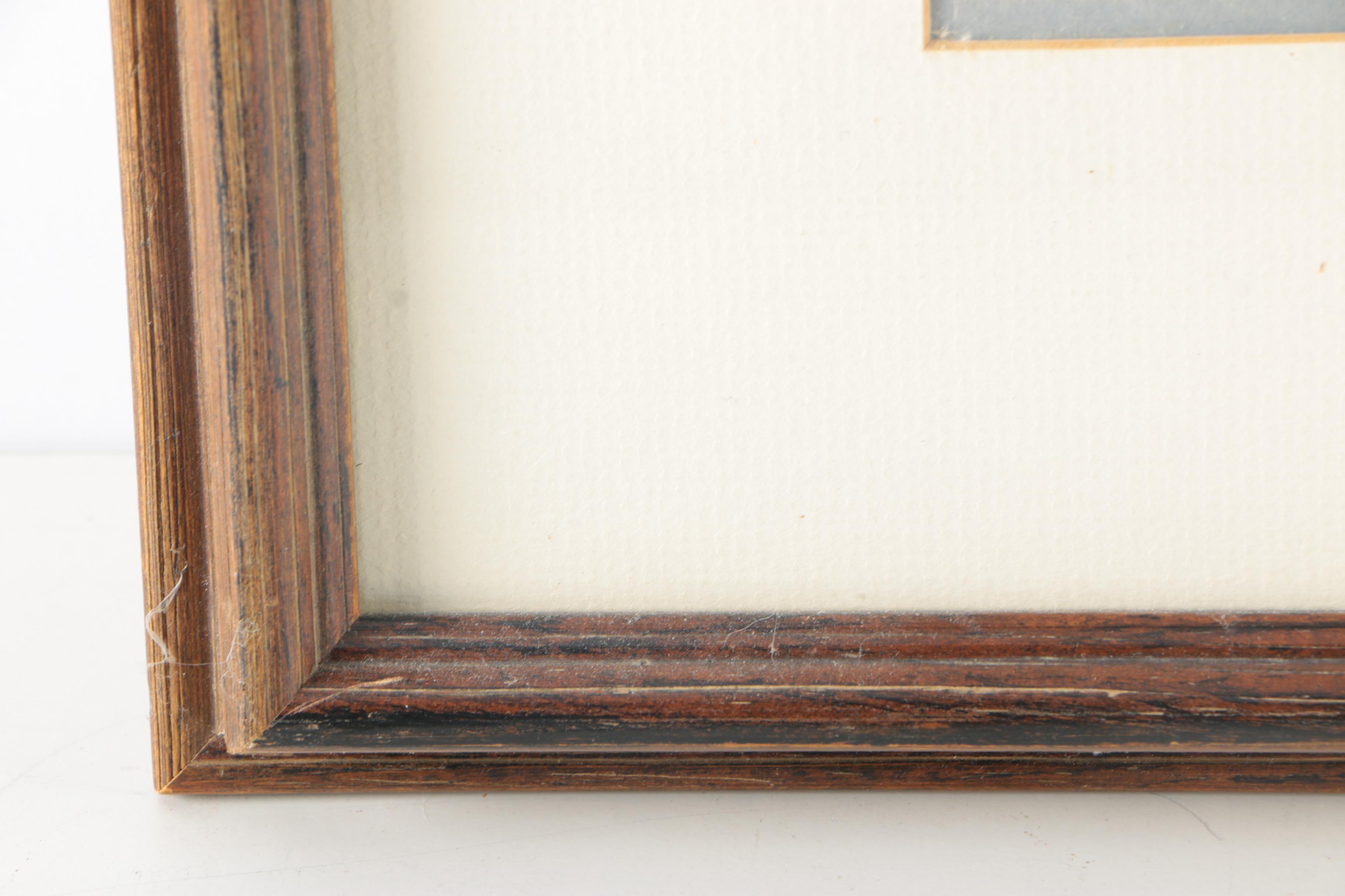 Phil Austin Watercolor on Paper "The Fence"