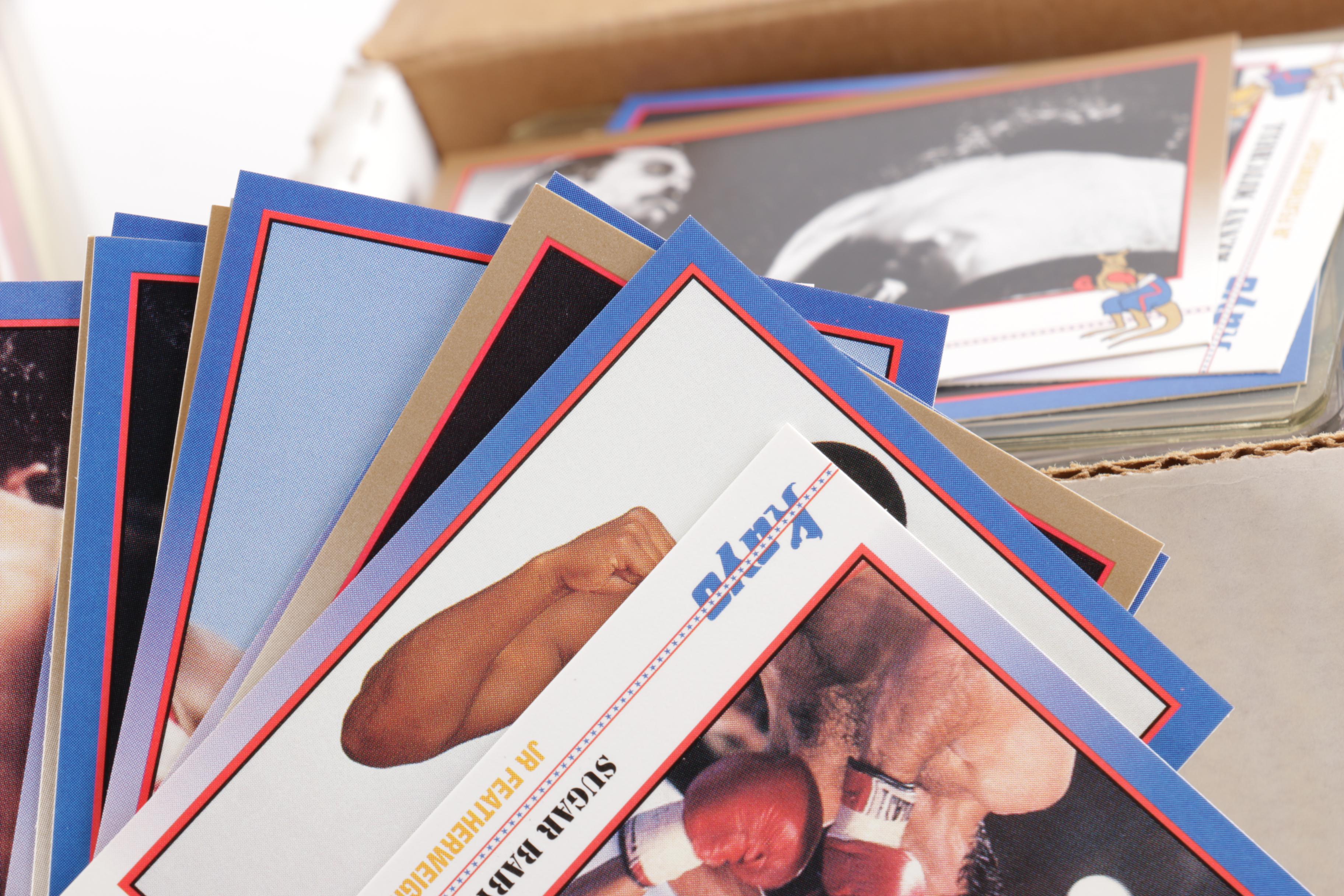 Muhammad Ali and Sugar Ray Leonard Memorabilia Circa 1990s