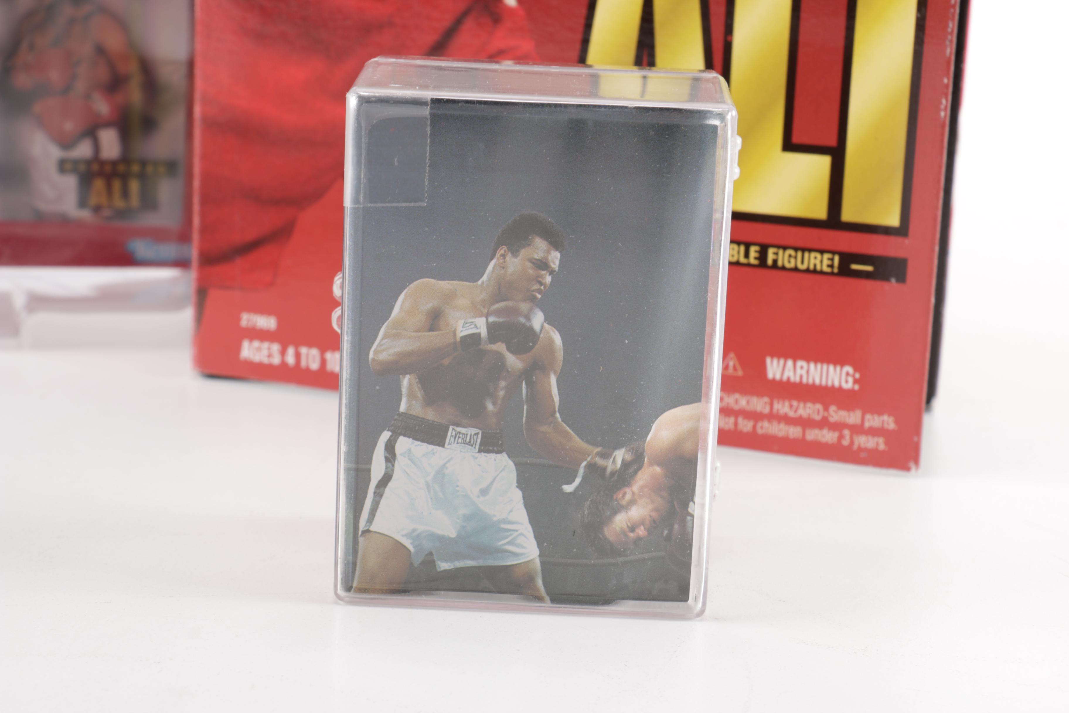 Muhammad Ali and Sugar Ray Leonard Memorabilia Circa 1990s