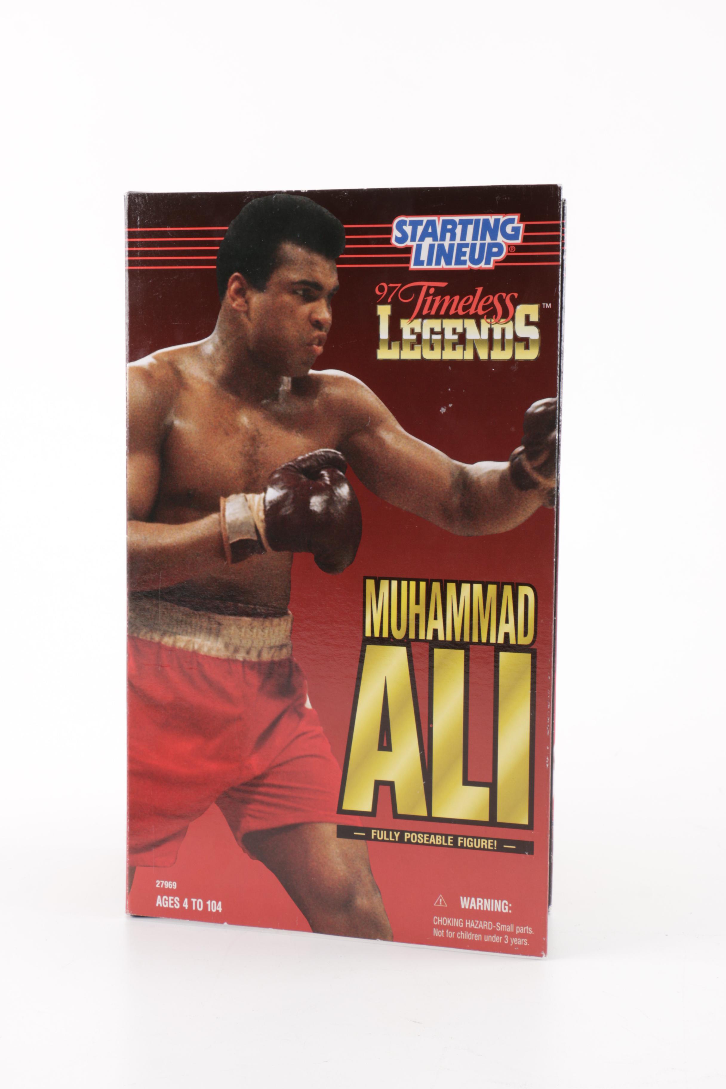 Muhammad Ali and Sugar Ray Leonard Memorabilia Circa 1990s