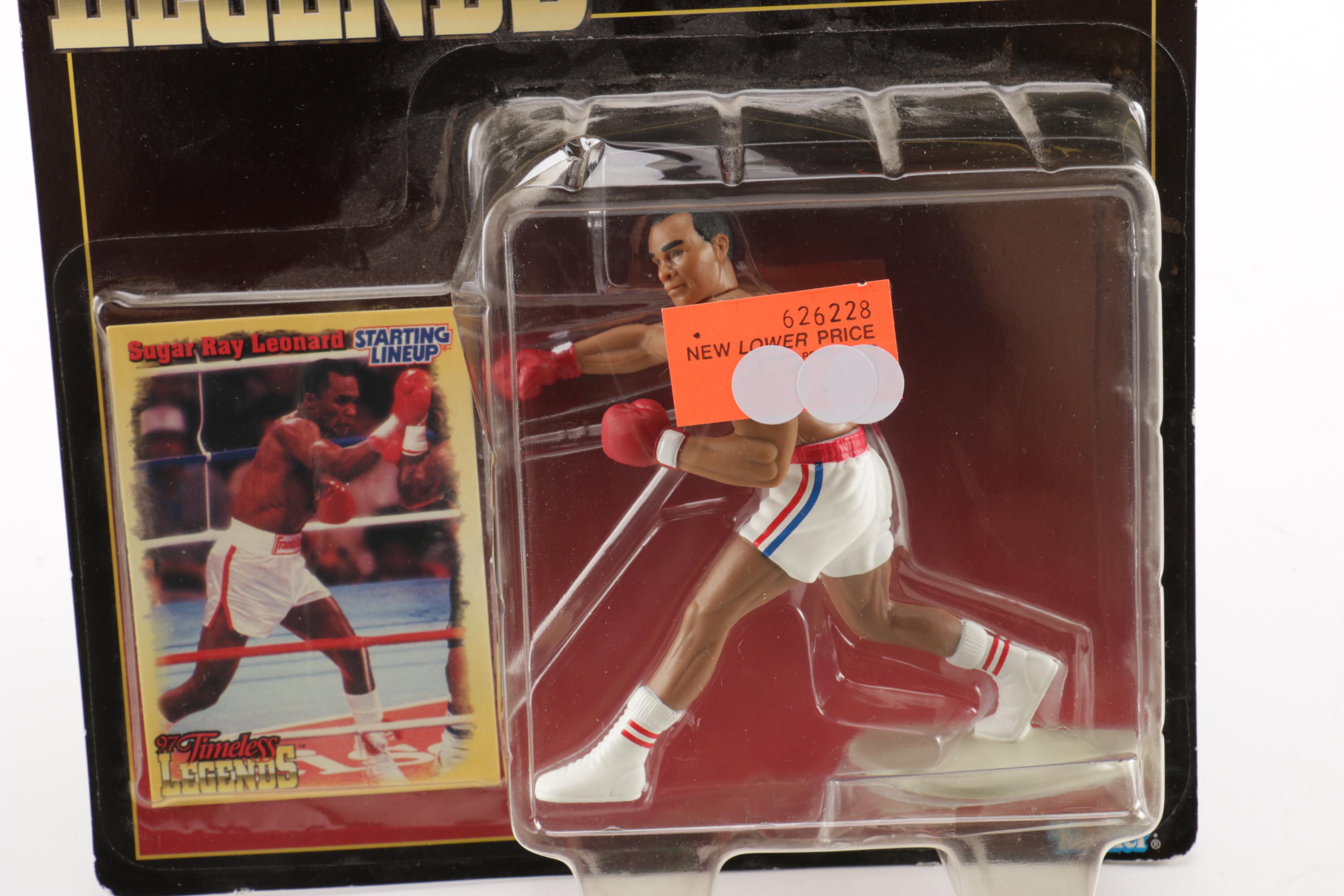 Muhammad Ali and Sugar Ray Leonard Memorabilia Circa 1990s