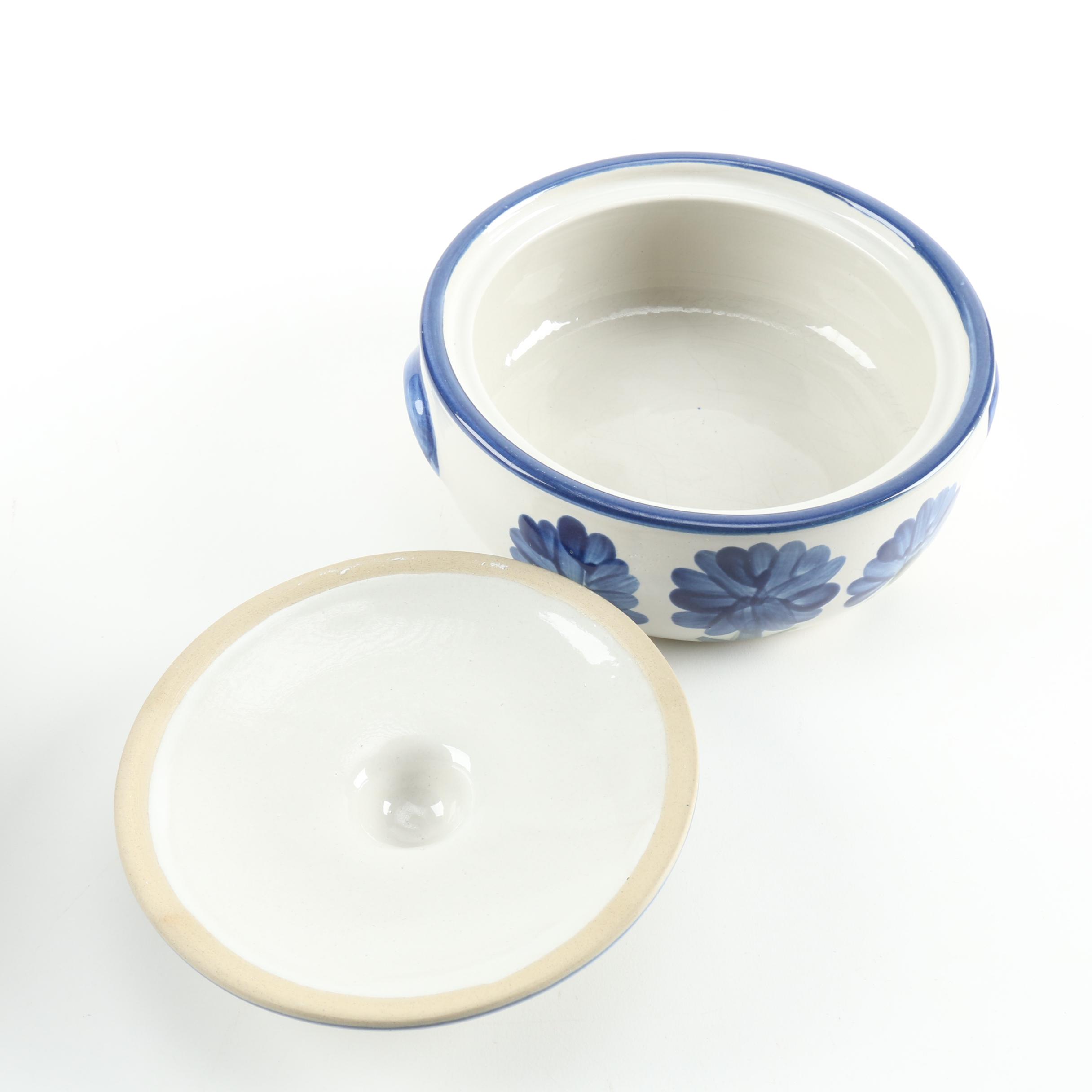 Louisville Stoneware "Bachelor Button" Tableware