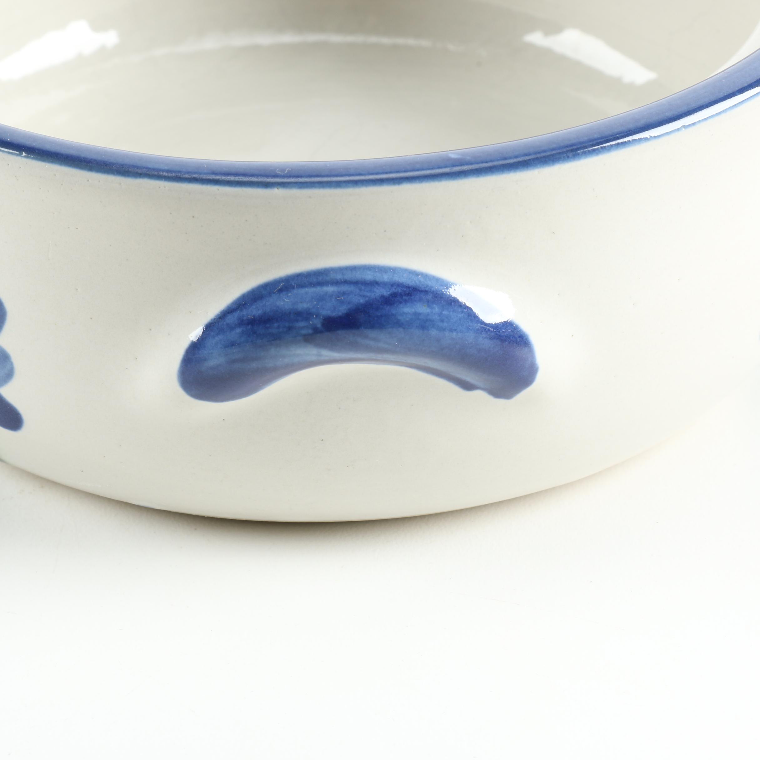 Louisville Stoneware "Bachelor Button" Tableware