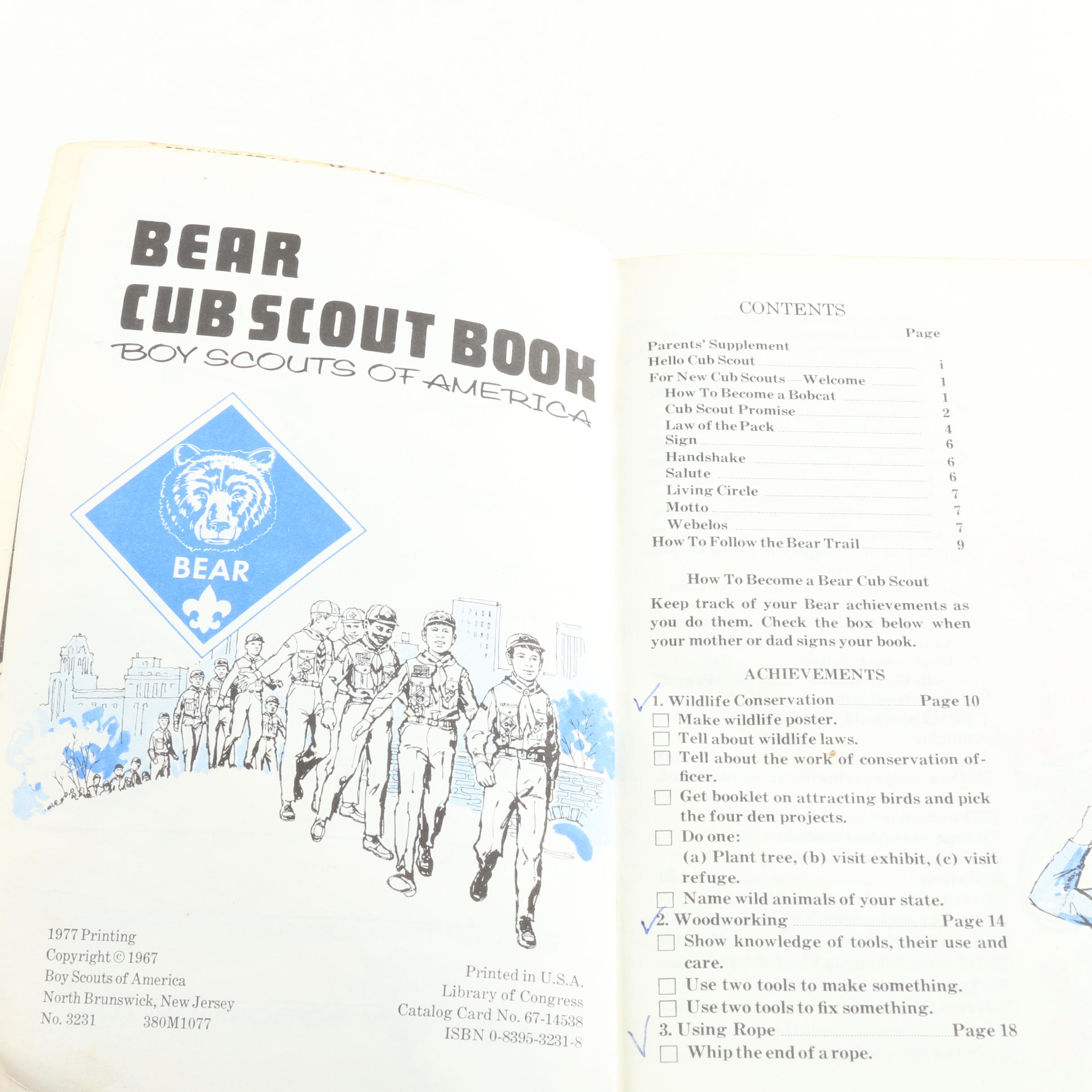 Collection of Boy Scouts of America Vintage Handbooks and Manuals