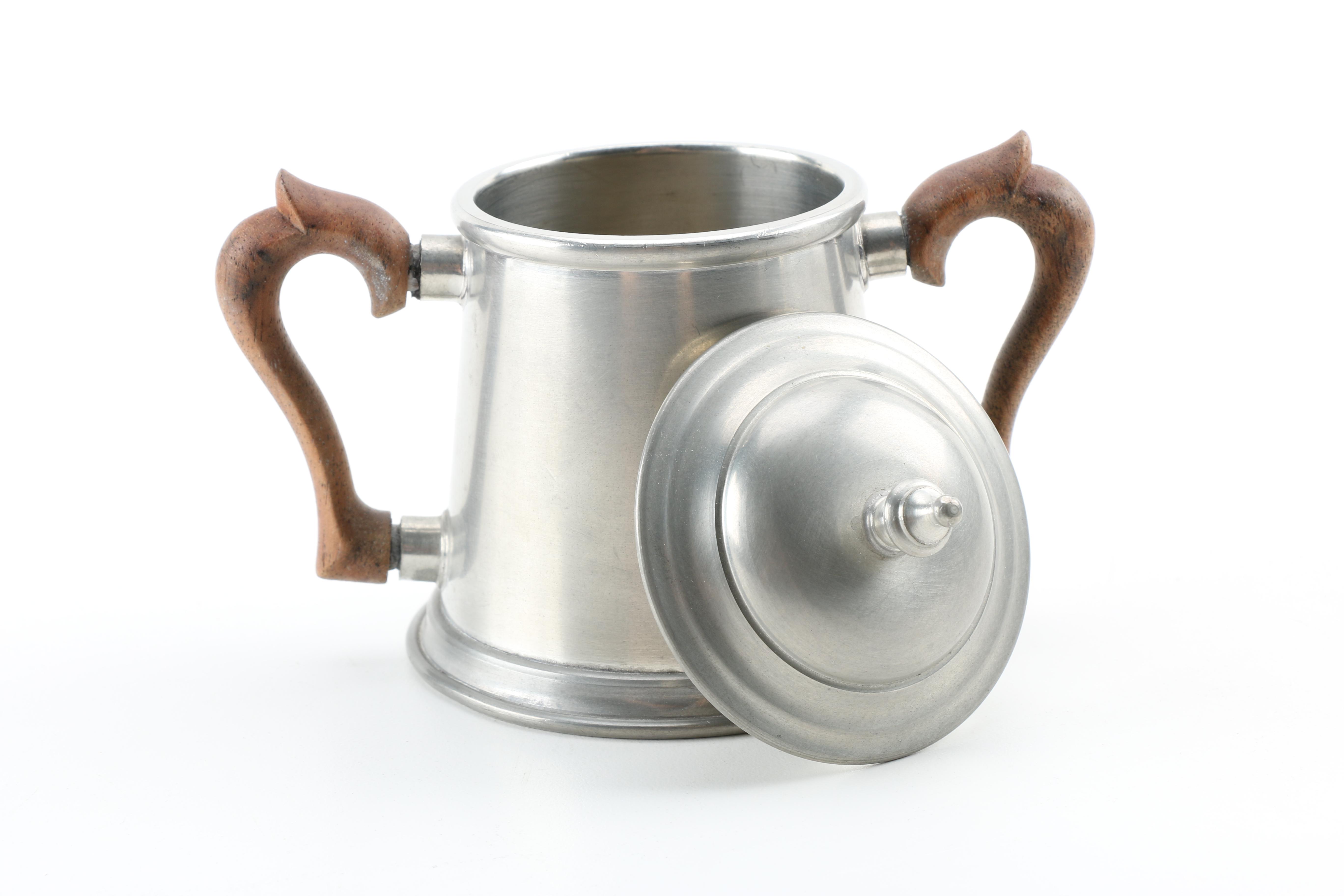 Pewter Serveware Including International Pewter and Woodbury Pewter