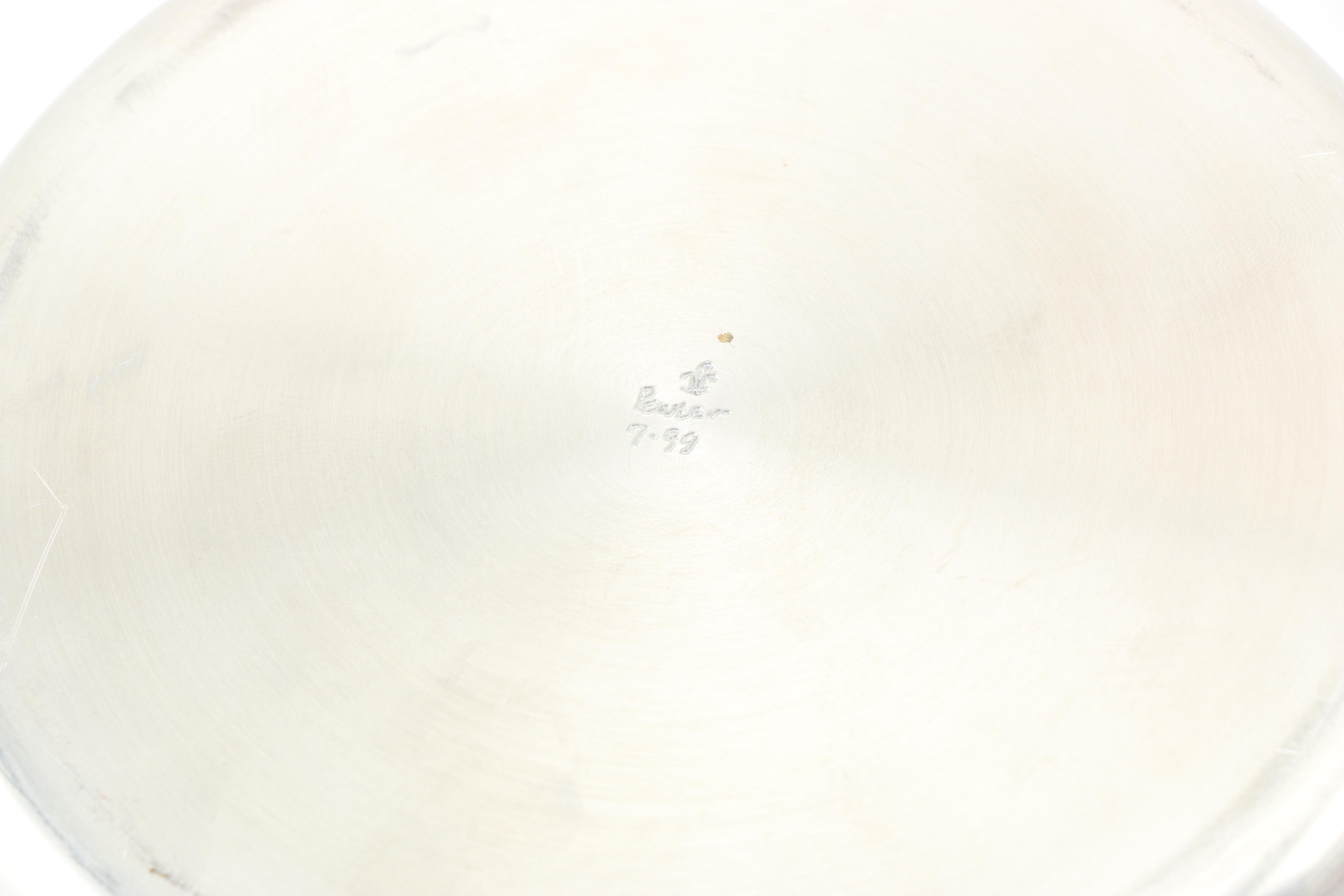 Pewter Serveware Including International Pewter and Woodbury Pewter