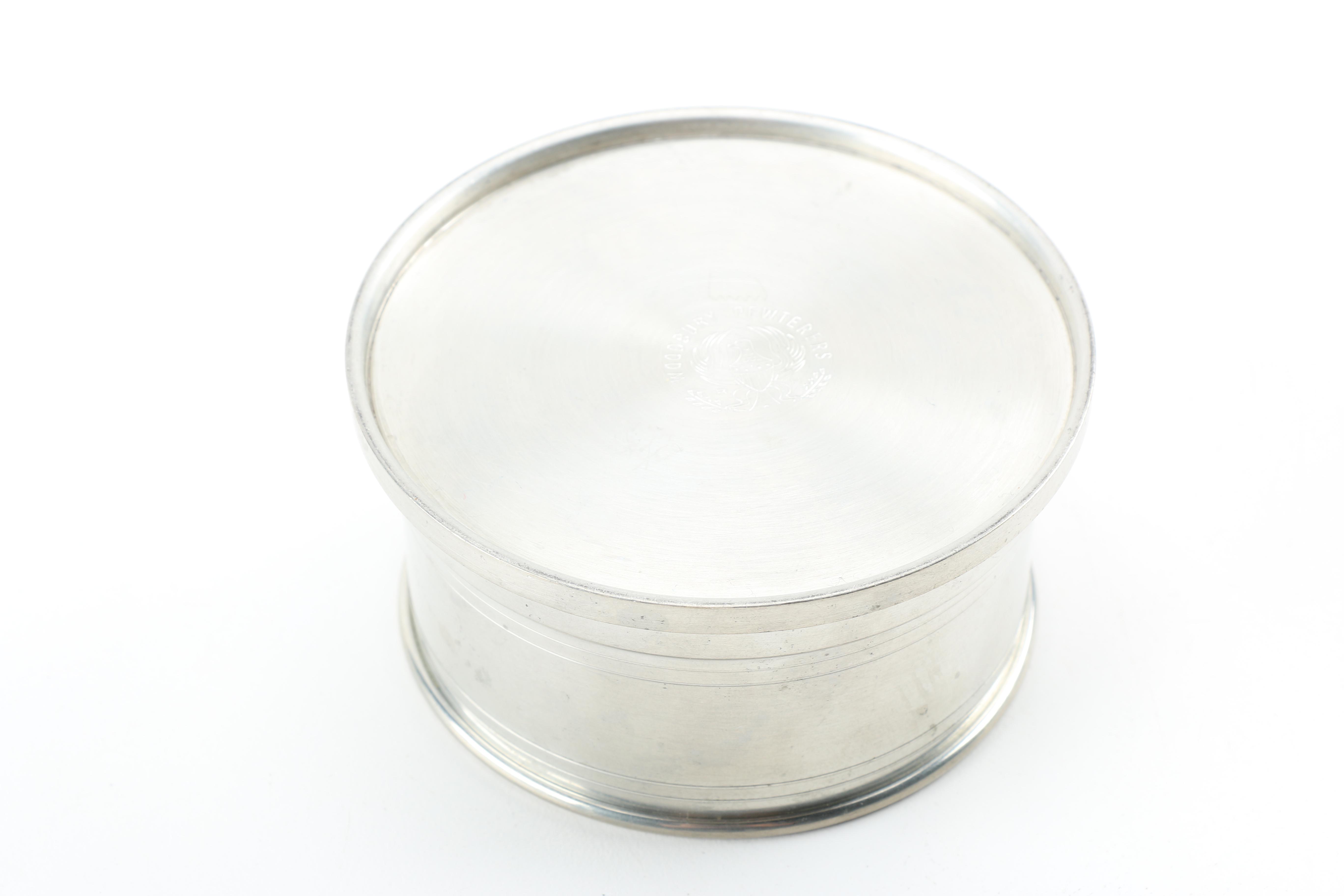 Pewter Serveware Including International Pewter and Woodbury Pewter