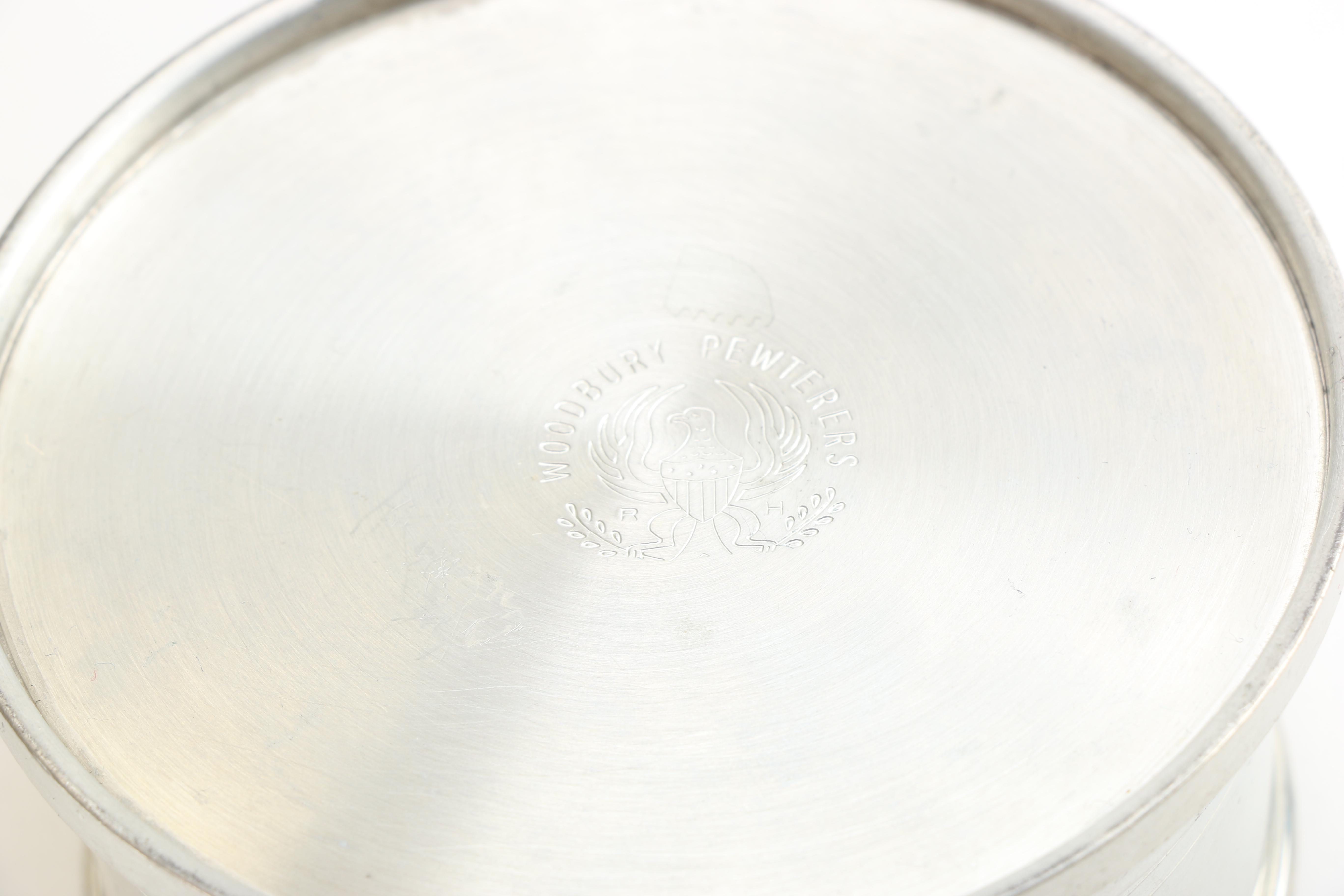 Pewter Serveware Including International Pewter and Woodbury Pewter