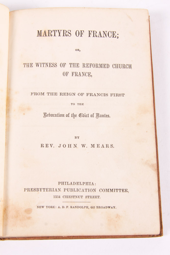 Antique Books from the 1800s