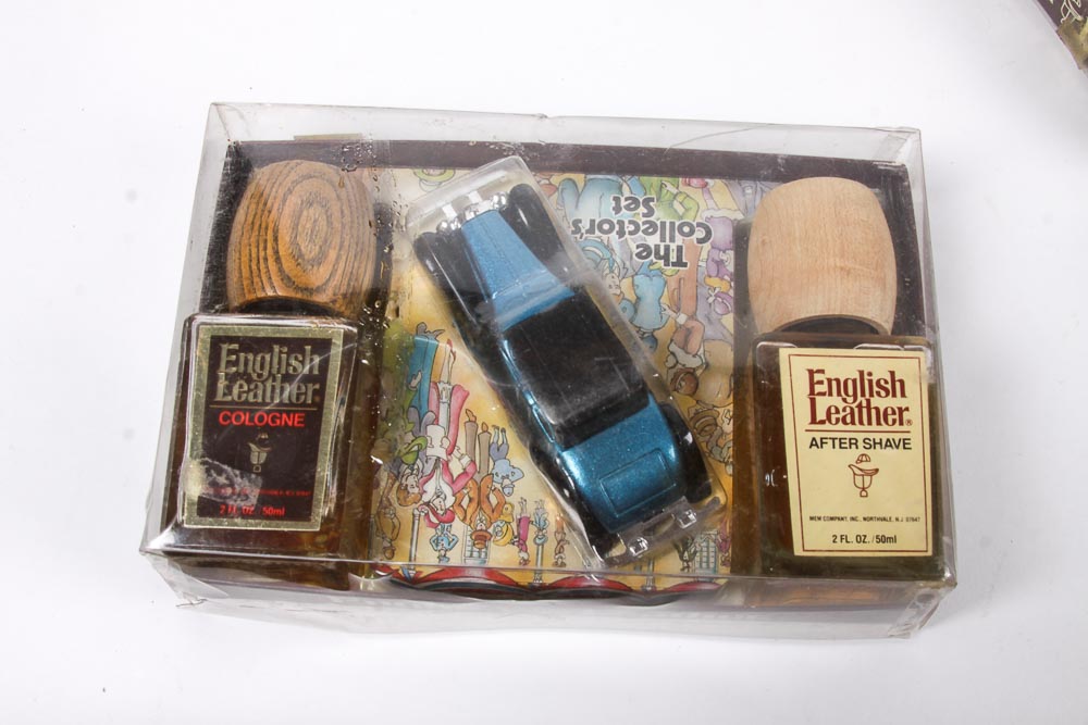 Collection of Vintage Car-Shaped Cologne Bottles