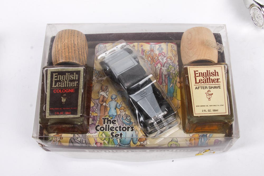 Collection of Vintage Car-Shaped Cologne Bottles
