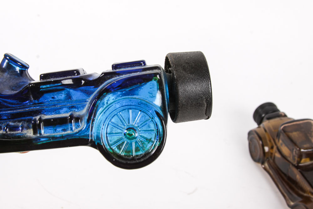 Collection of Vintage Car-Shaped Cologne Bottles