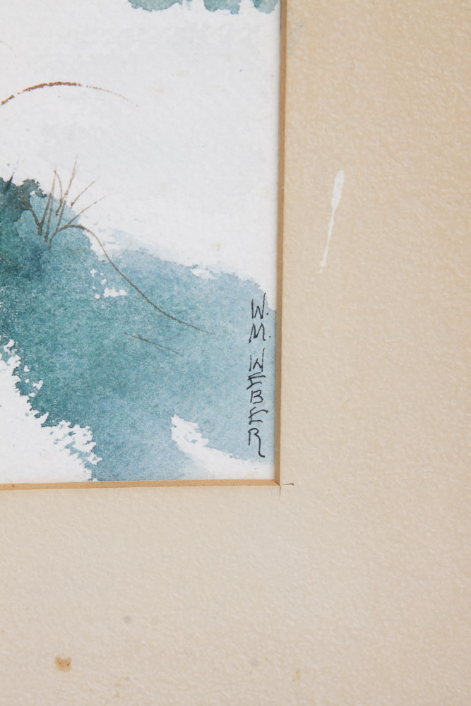 W. M. Weber Watercolor Painting