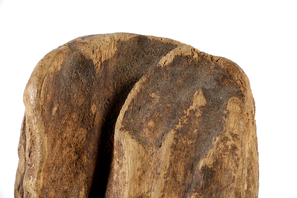 Chinese Polychrome Carved Wood Court Official Temple Figure