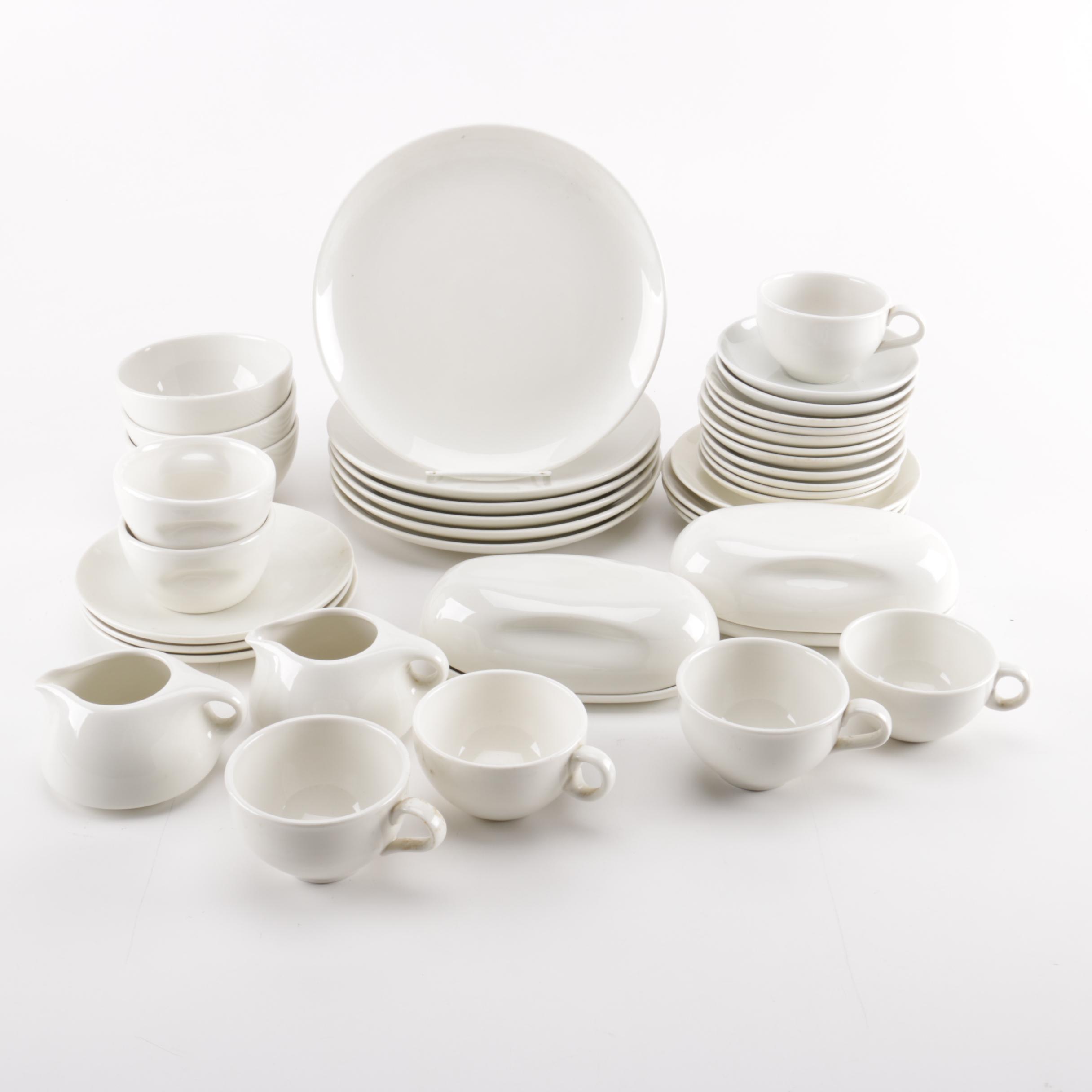 Iroquois "Sugar White" Casual China by Russel Wright