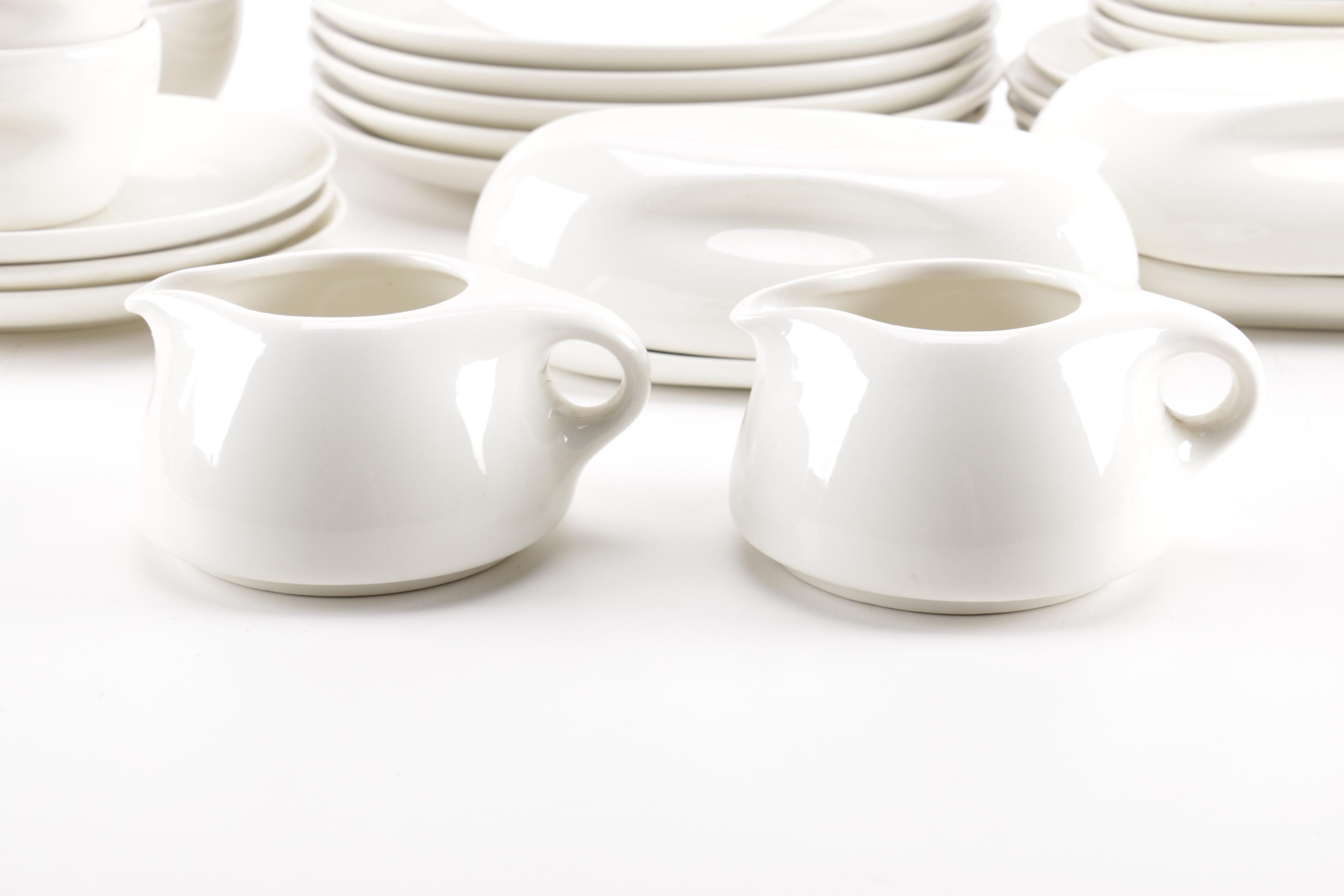 Iroquois "Sugar White" Casual China by Russel Wright