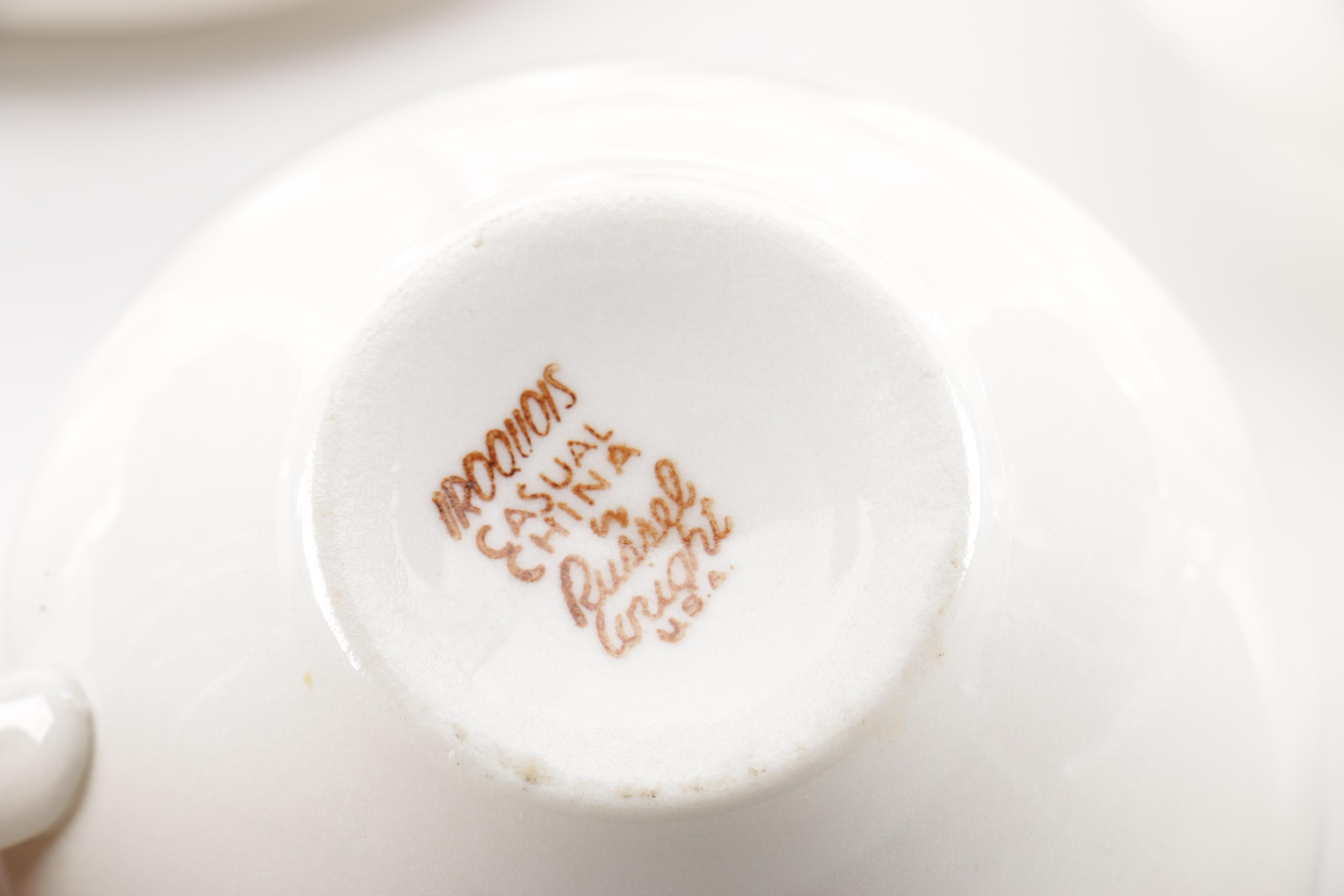 Iroquois "Sugar White" Casual China by Russel Wright