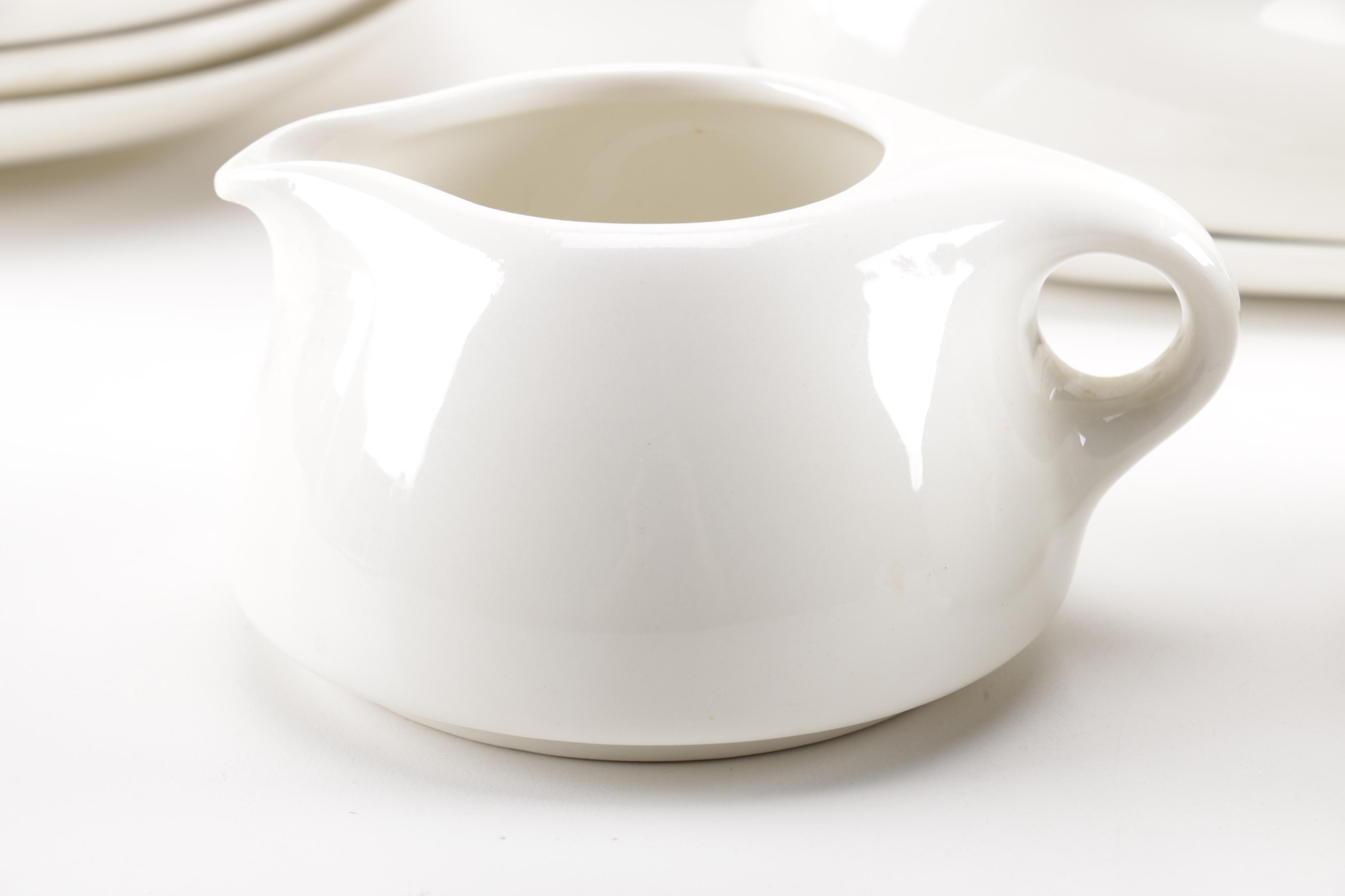 Iroquois "Sugar White" Casual China by Russel Wright
