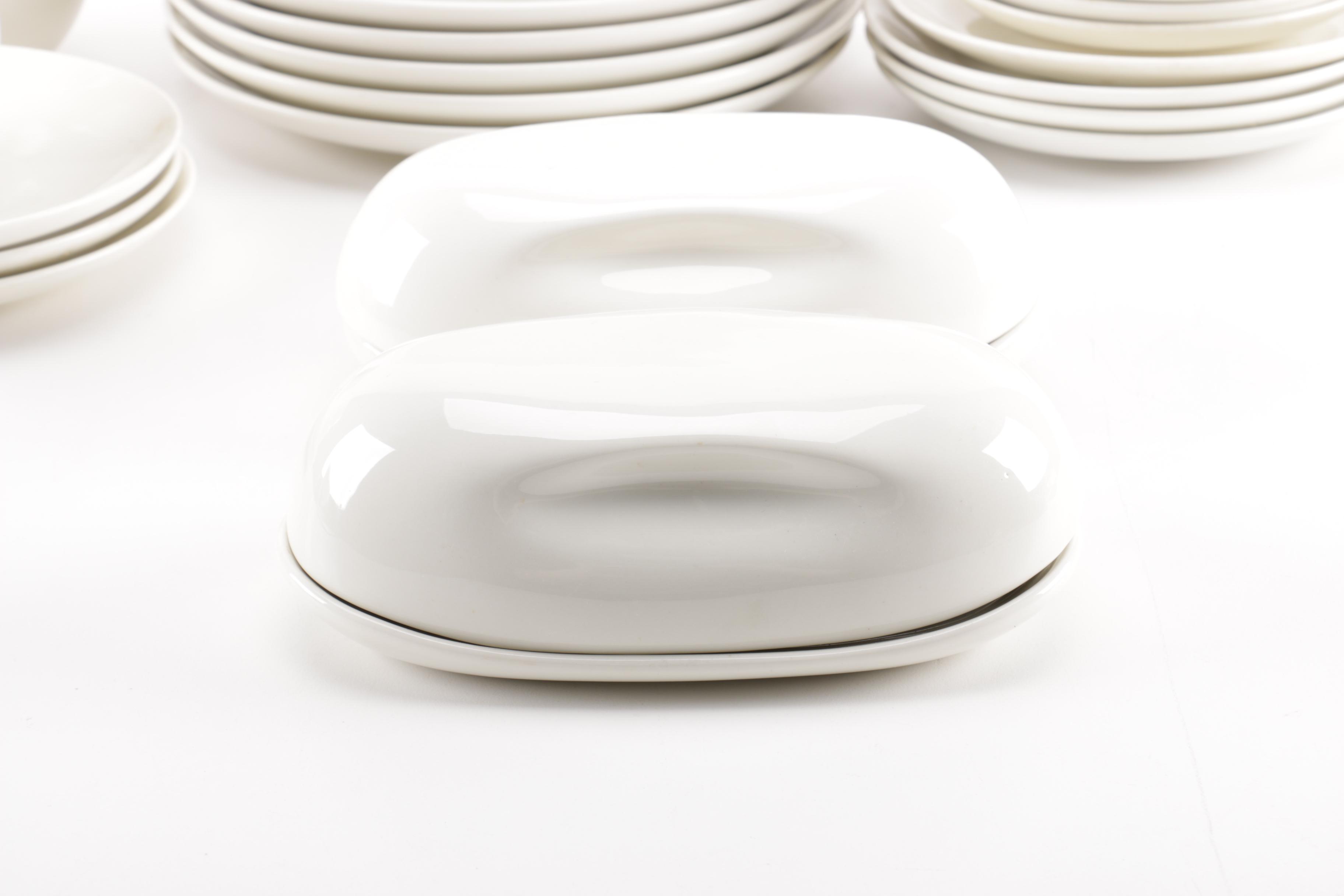 Iroquois "Sugar White" Casual China by Russel Wright