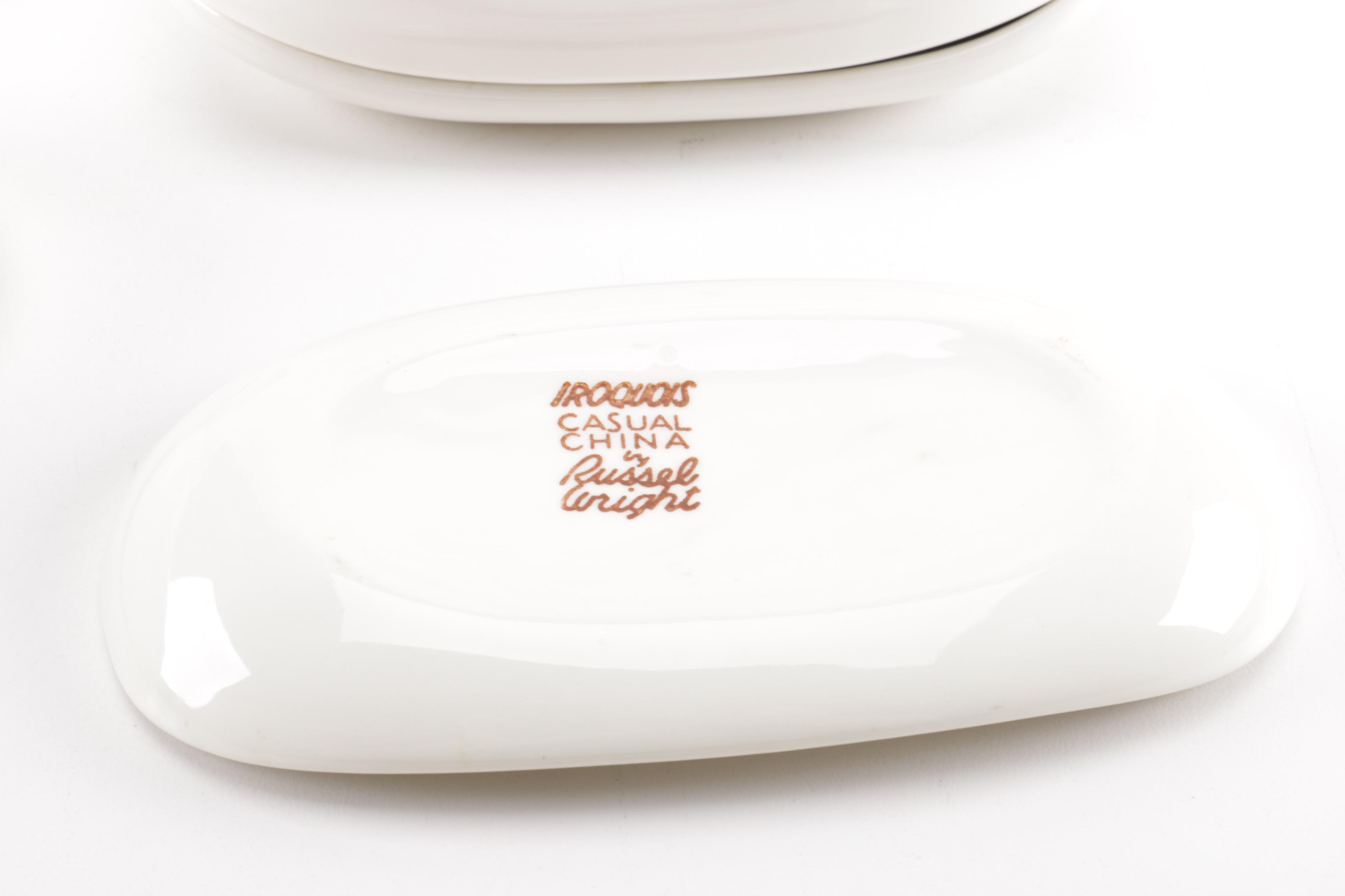 Iroquois "Sugar White" Casual China by Russel Wright