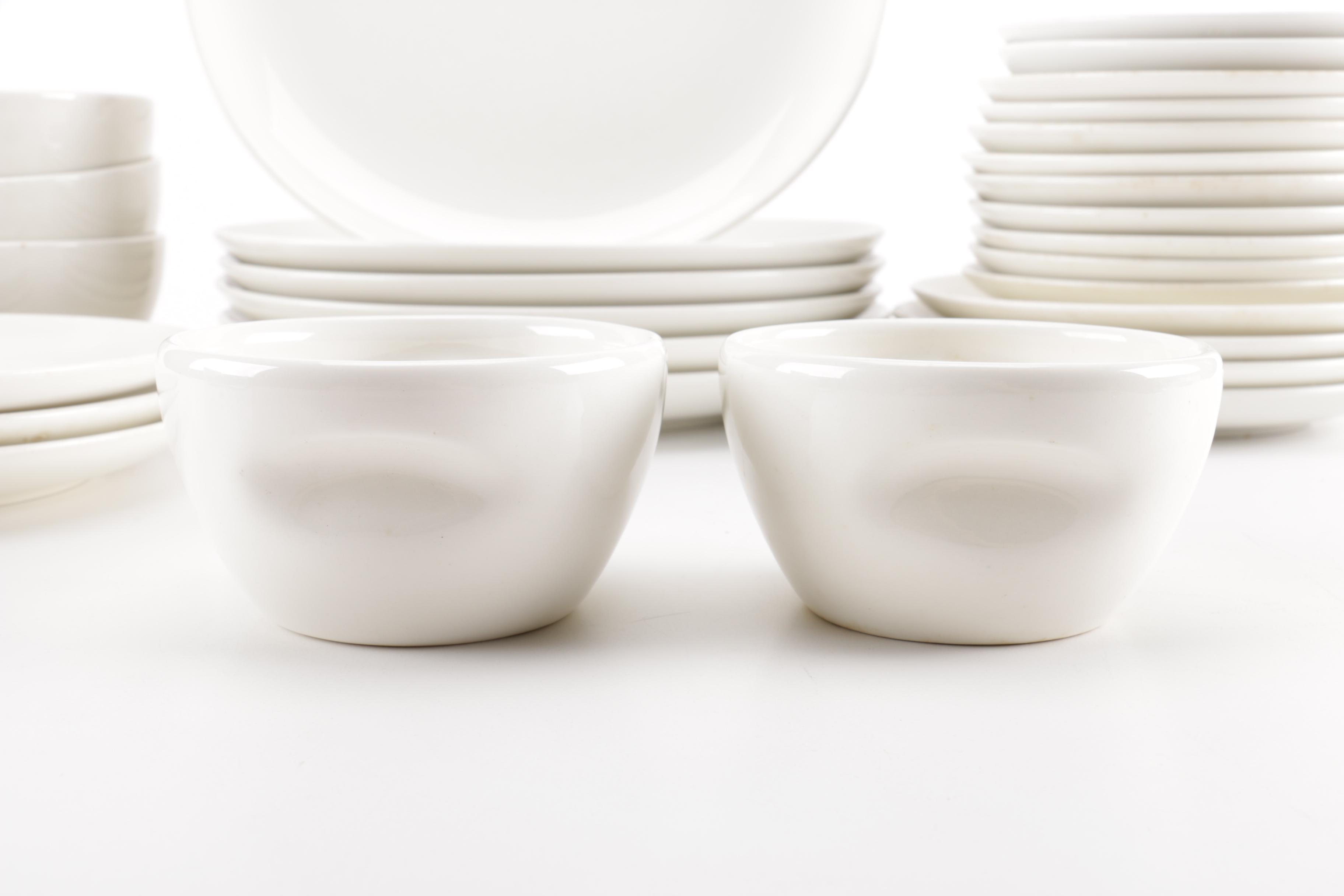 Iroquois "Sugar White" Casual China by Russel Wright