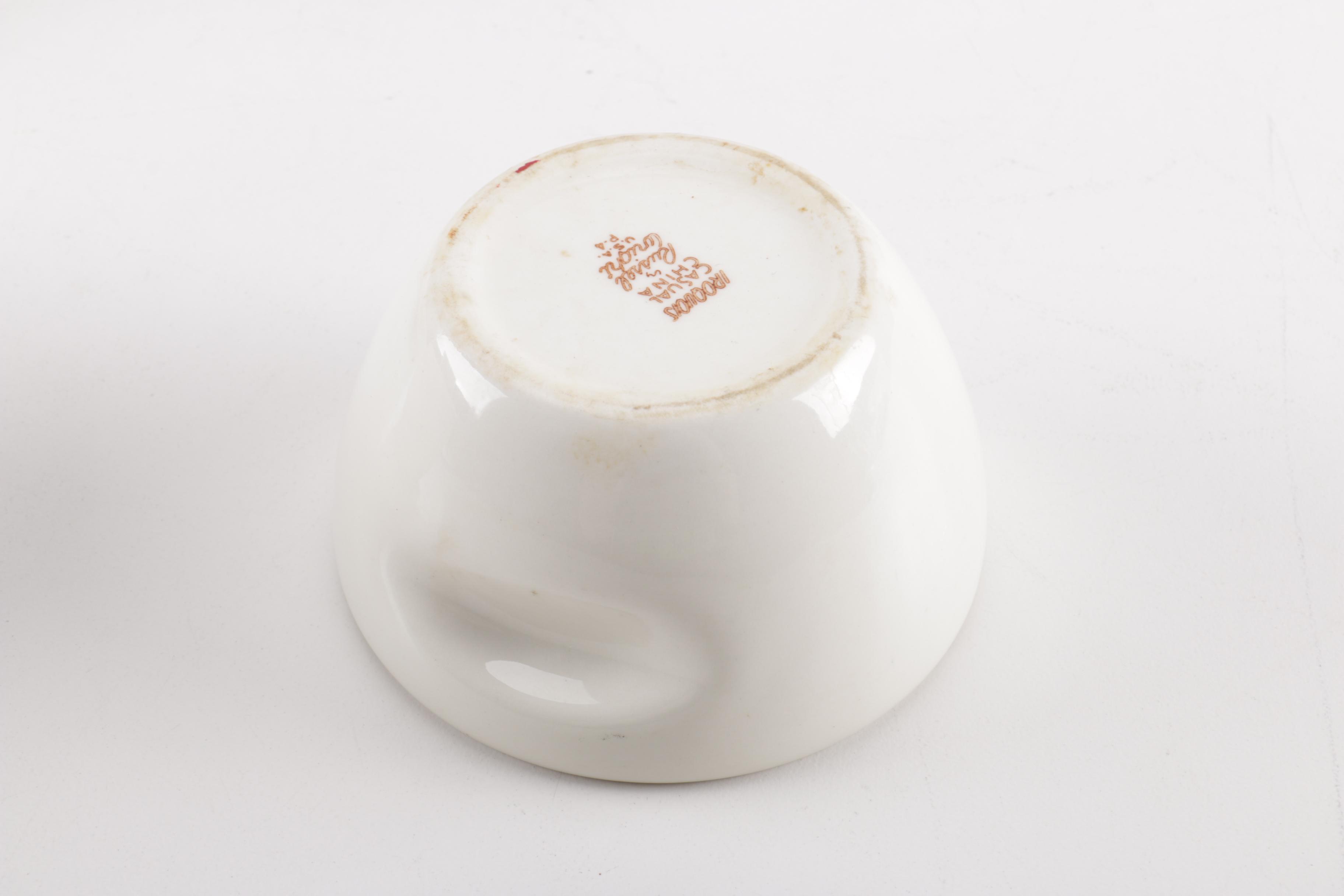 Iroquois "Sugar White" Casual China by Russel Wright