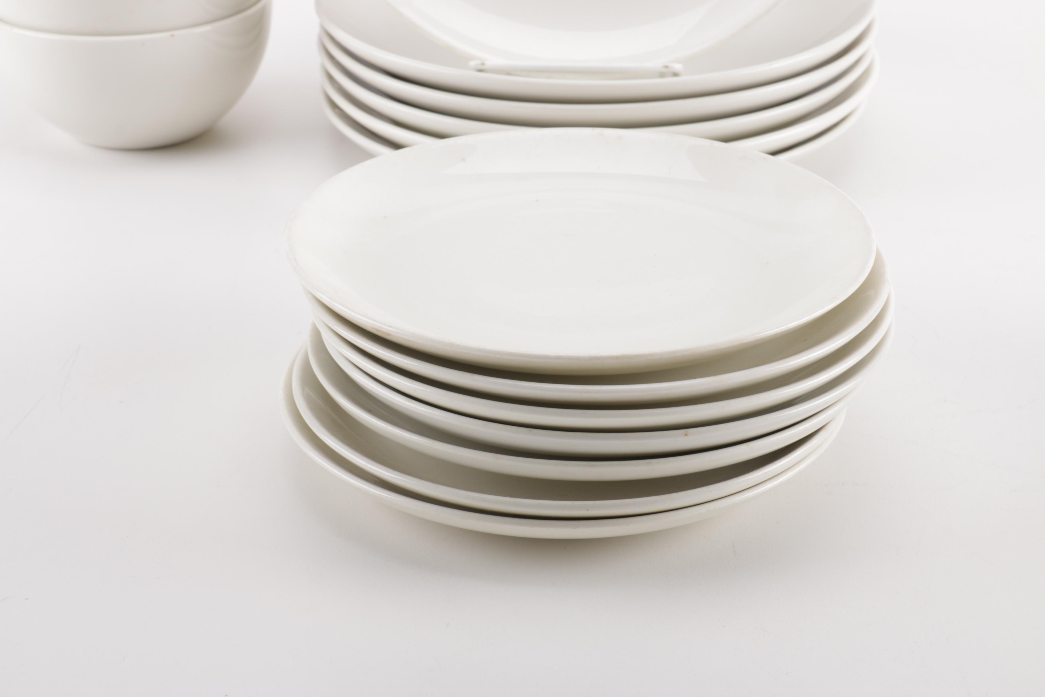 Iroquois "Sugar White" Casual China by Russel Wright